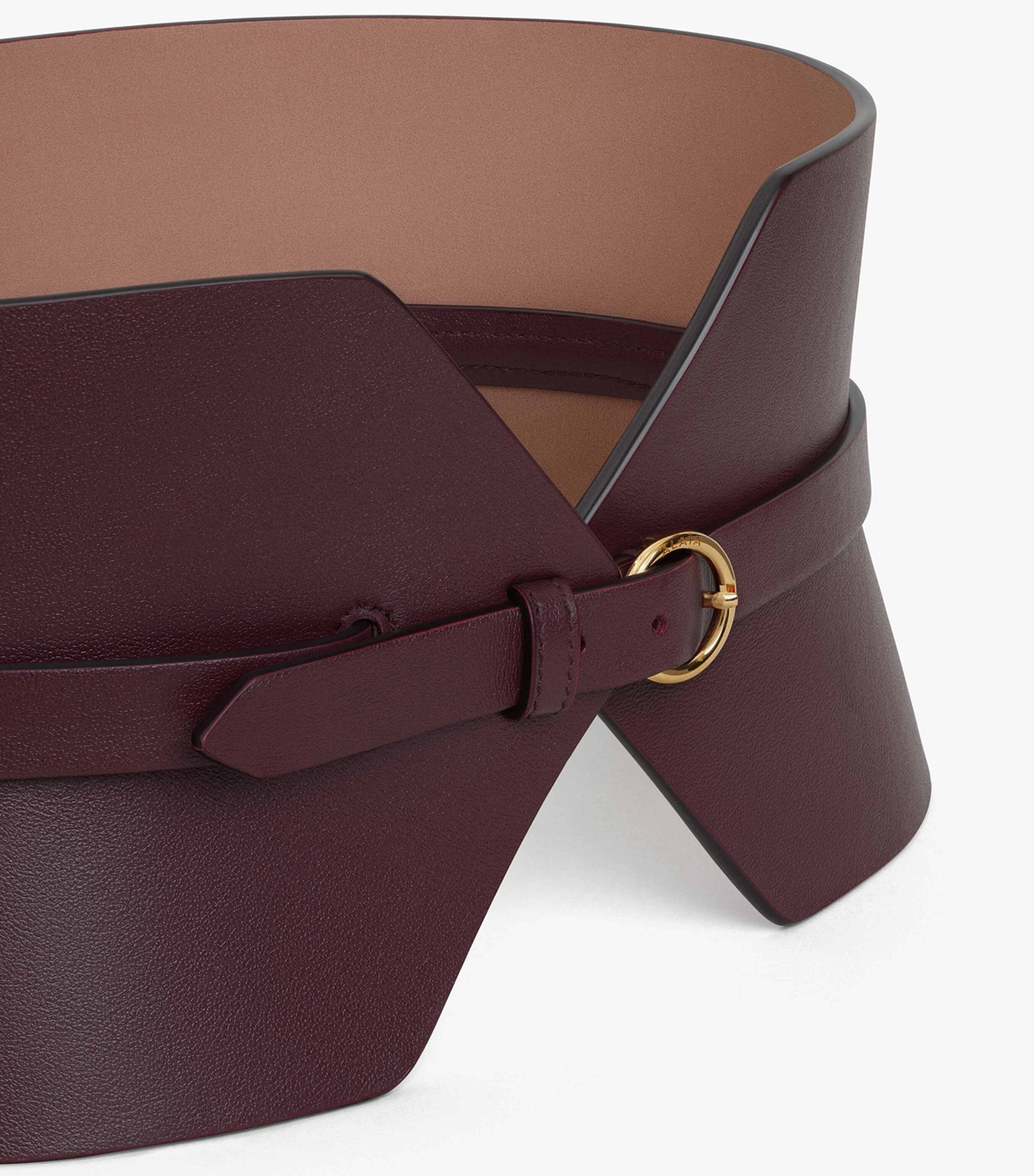 Alaïa Leather Bustier Belt Rouge Grenat Image 3