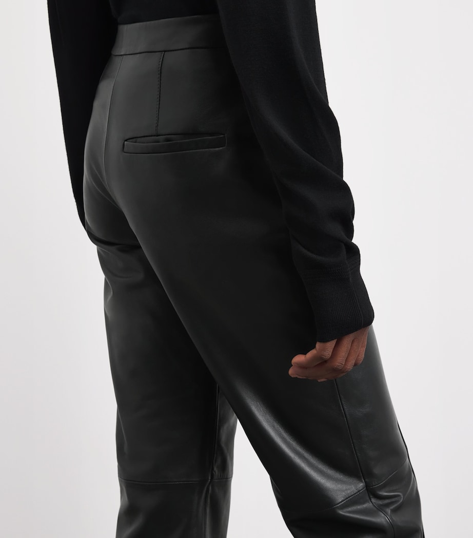 Yves Salomon Womens Lambskin Straight Tailored Trousers Image 3