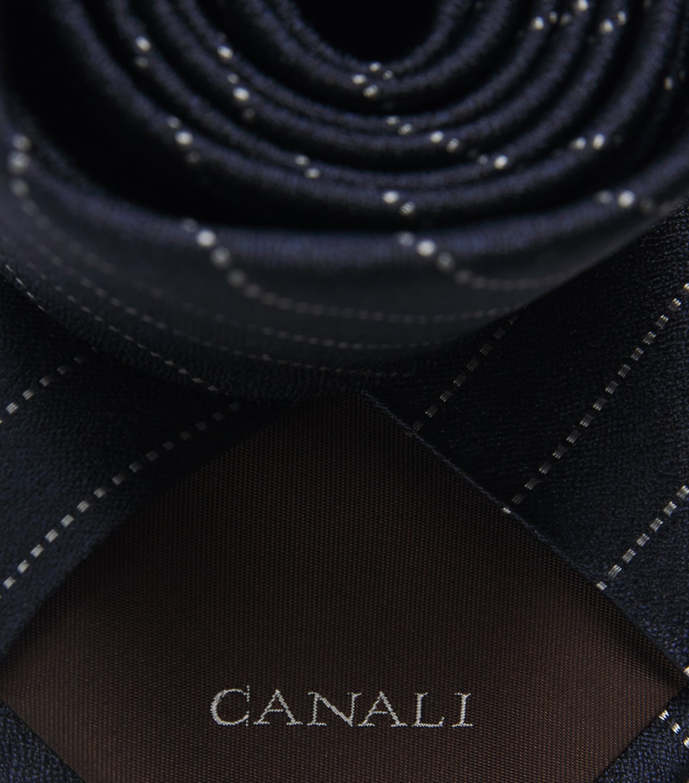Canali Silk Stripe Tie Image 3