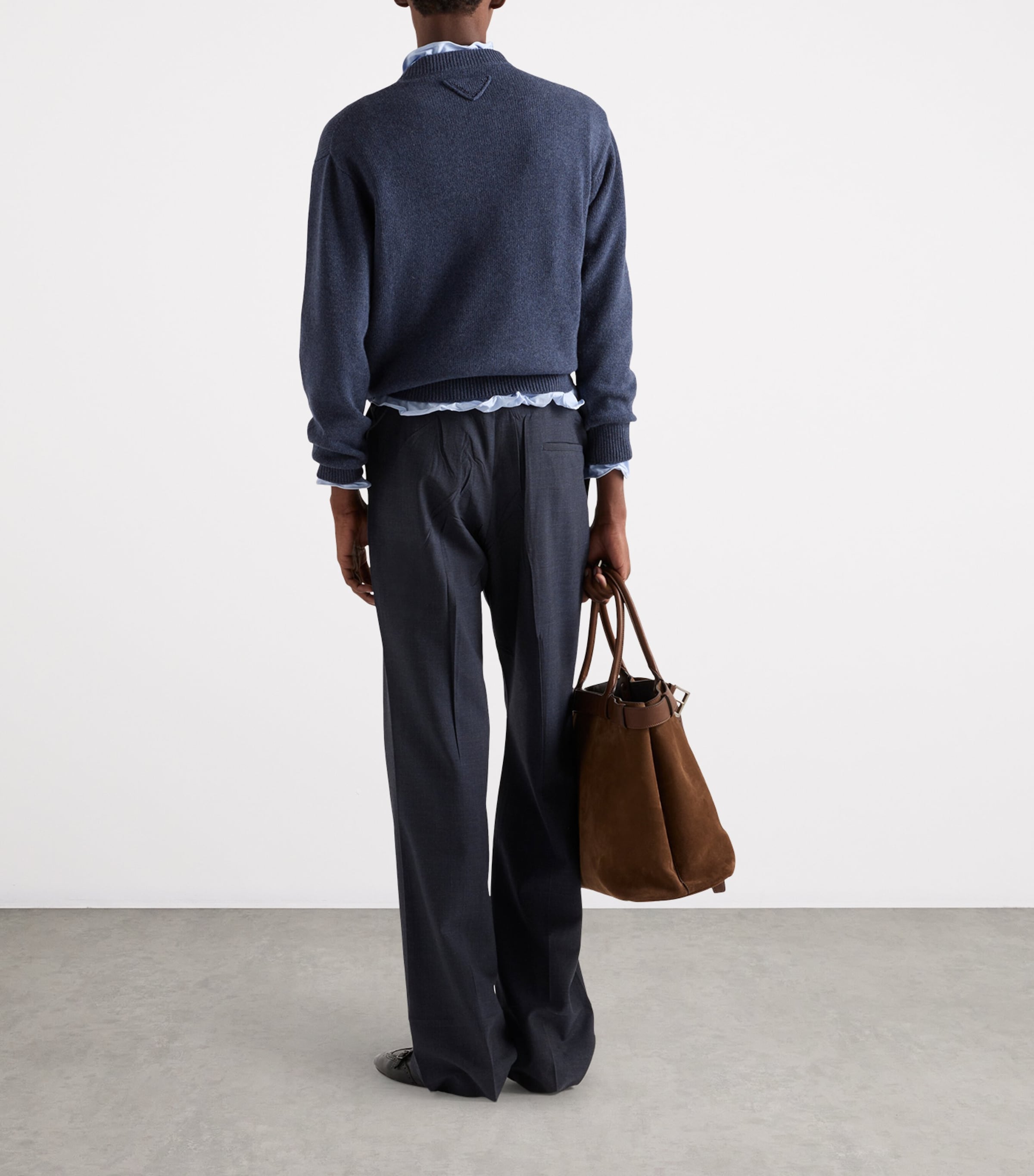 Re-Cashmere Crew-Neck Sweater F0589 Image 5