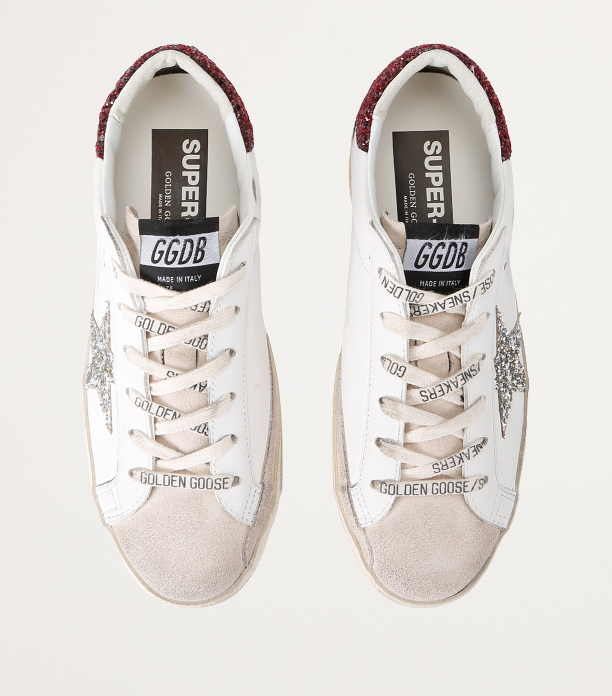 Golden Goose Leather Embellished Super Star Sneakers Harrods AE