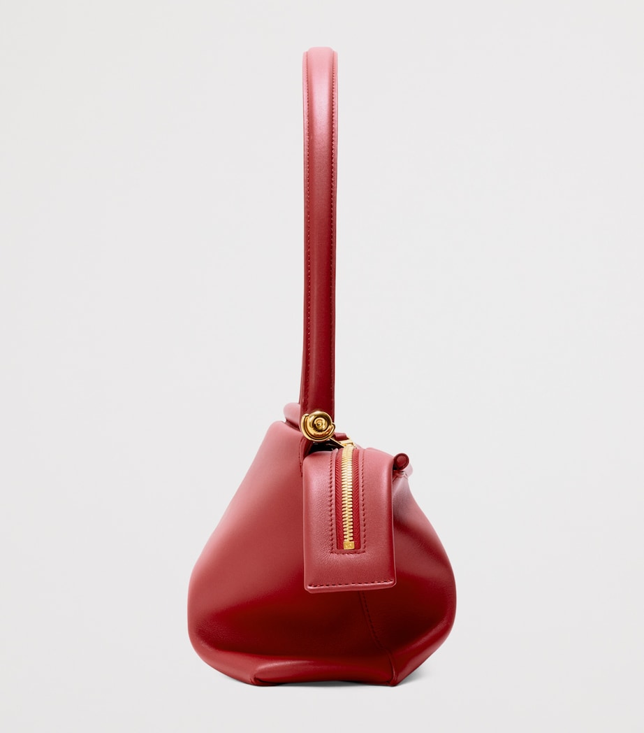 LOEWE Small Leather Whisker Shoulder Bag Carmine Red Image 4