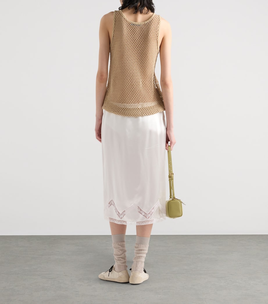 Cotton Mesh Tank Top F0065 Image 5