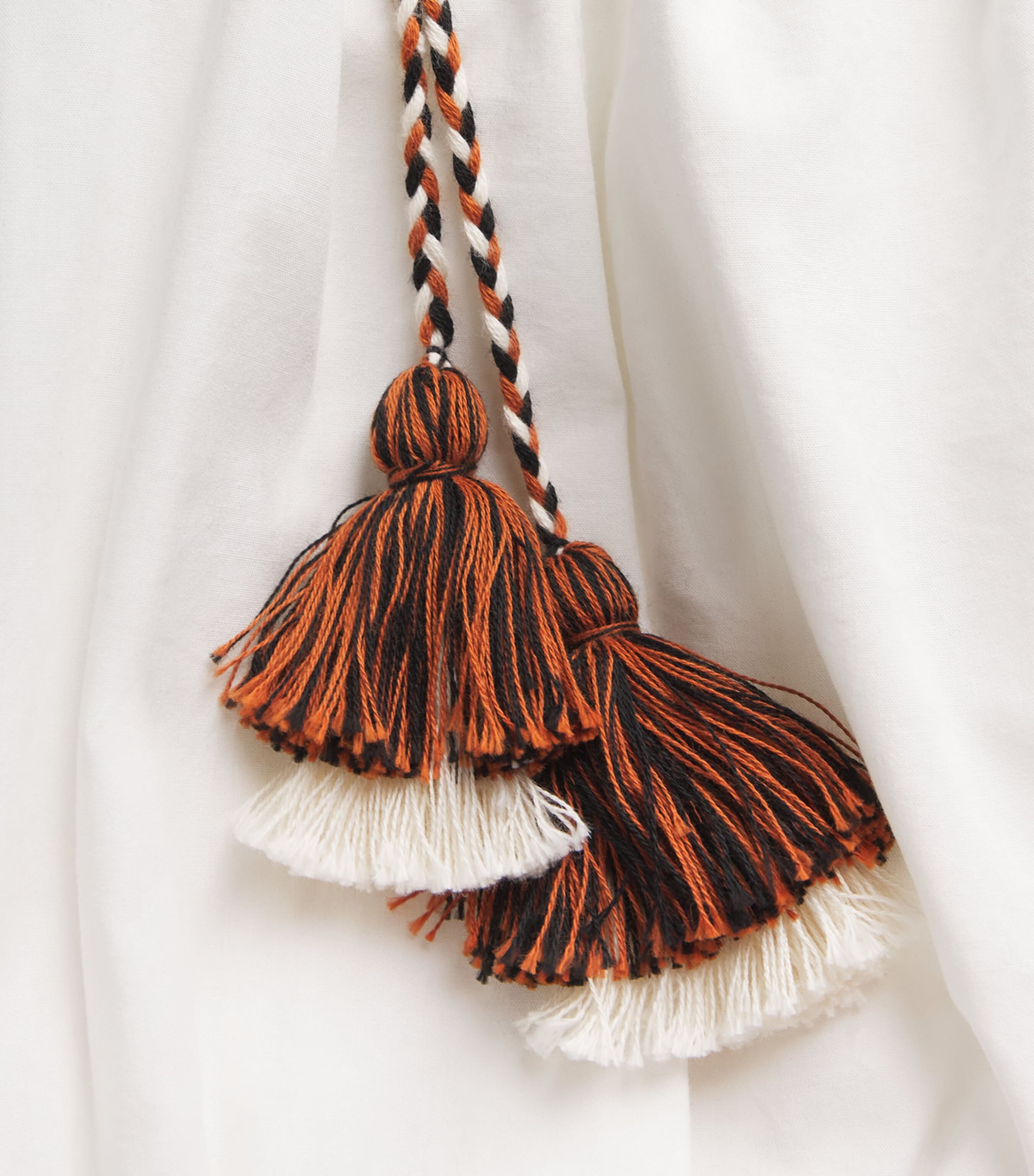 Cotton Tassel Mati Maxi Dress IVORY Image 5