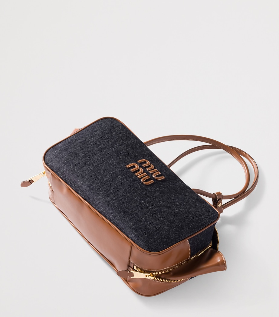 Denim Beau Top-Handle Bag F0S30 Image 7