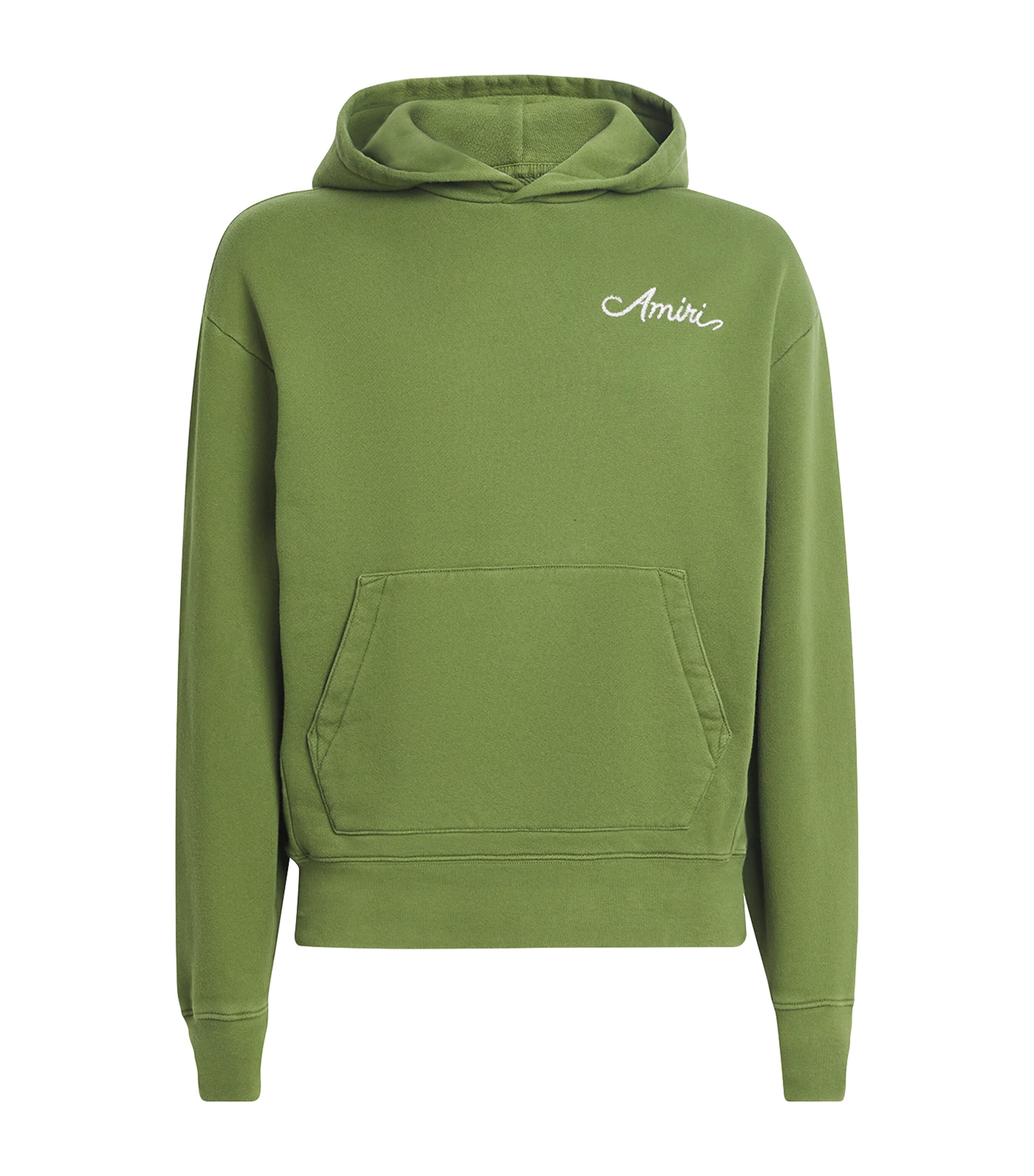 Amiri Bandana Logo Hoodie In Green