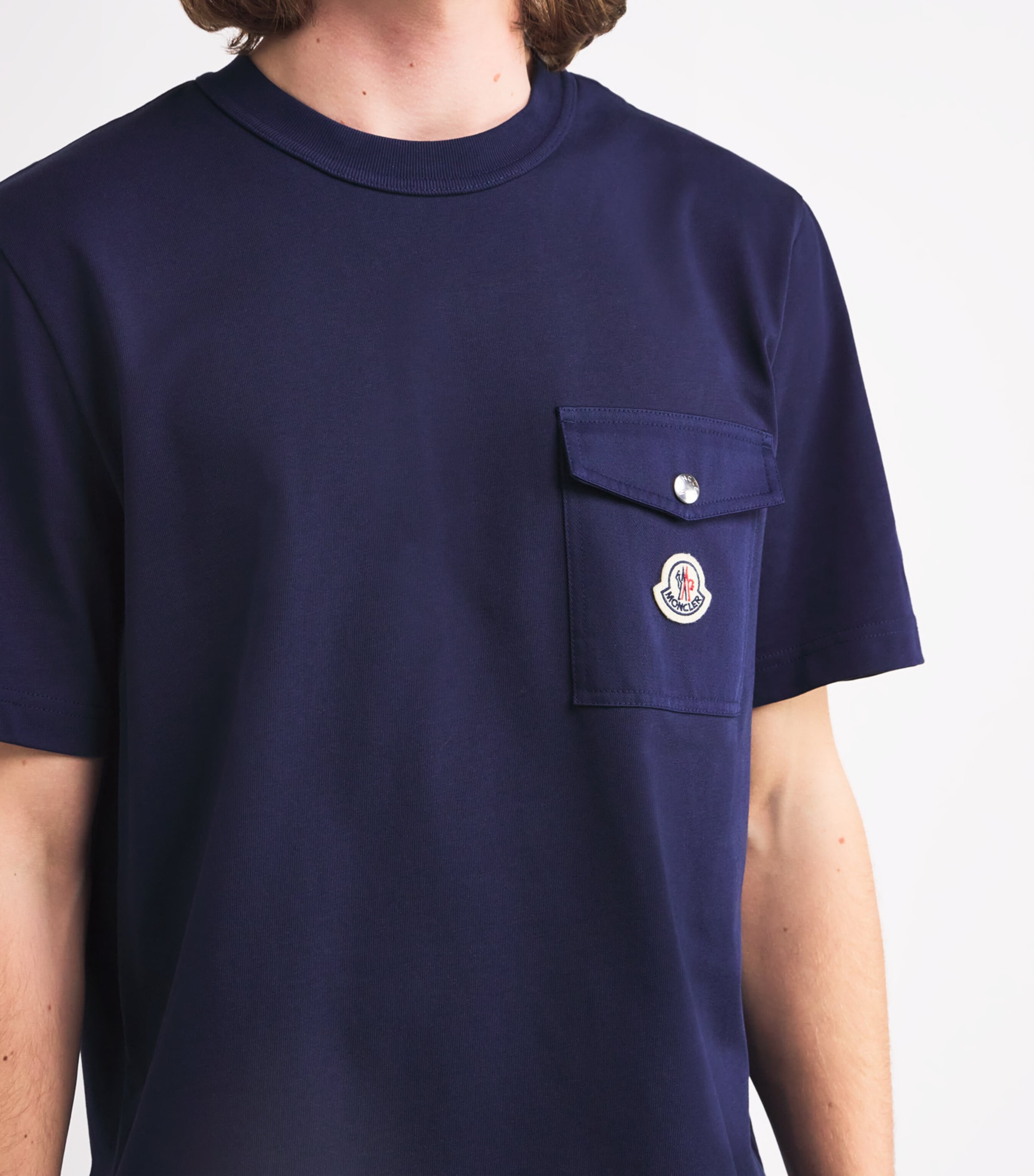 Moncler Cotton Pocket T-Shirt | Harrods US