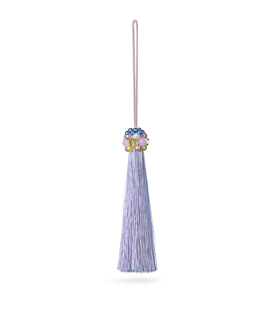 Small Jewel Tassel Tree Decoration LAVENDER Image 1