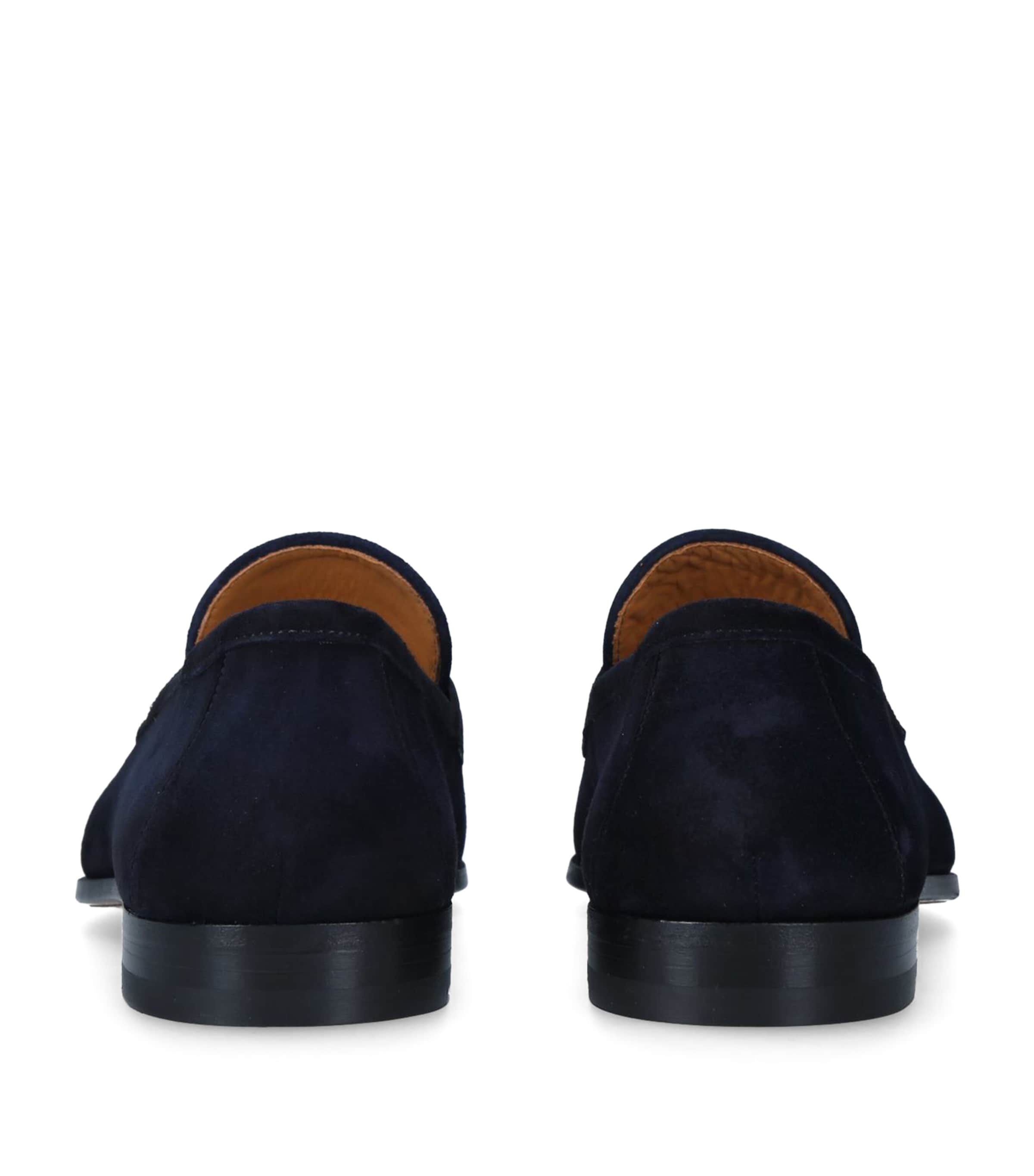 Suede Delos Dress Loafers BLUE Image 2