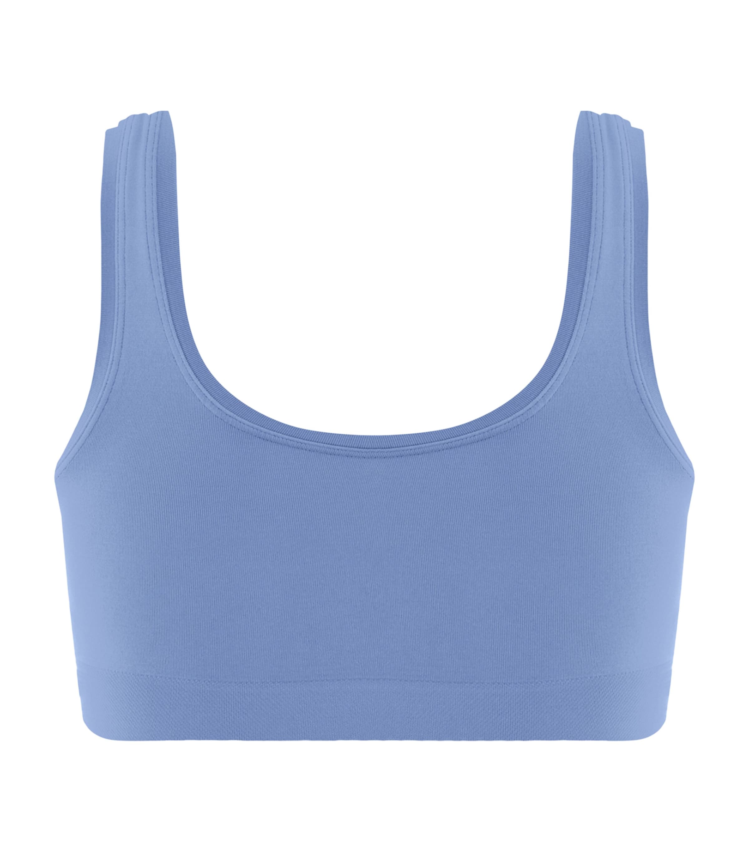 Hanro Womens Touch Feeling Crop Top Bluebird Image 3