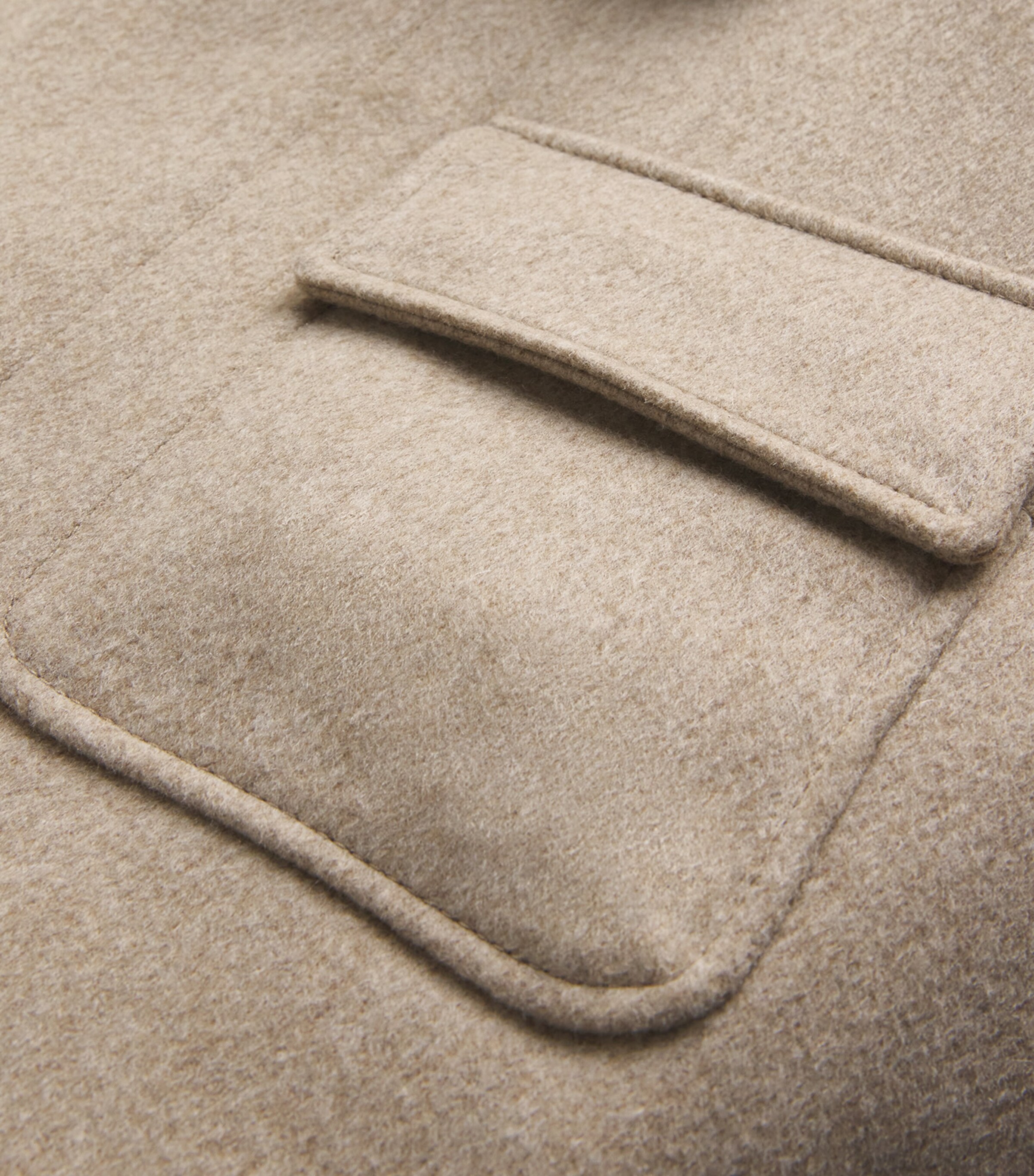 Virgin Wool Field Jacket 200 BROWN Image 5