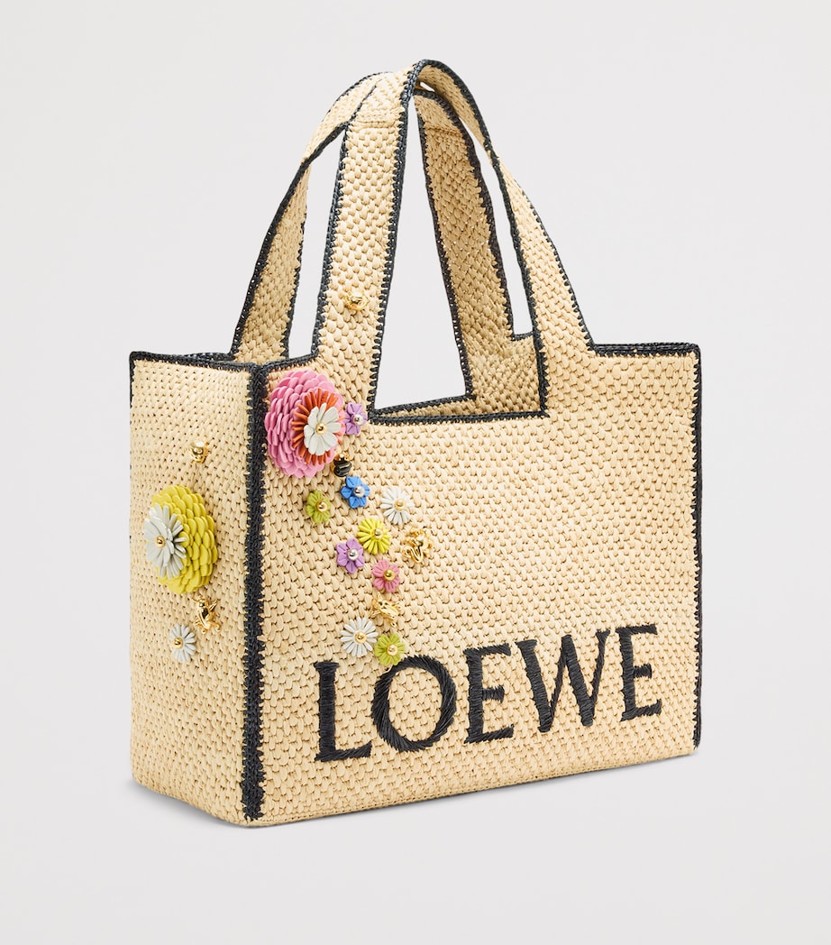LOEWE x Paula's Ibiza Calfskin Flower Pin Charm Green Image 4