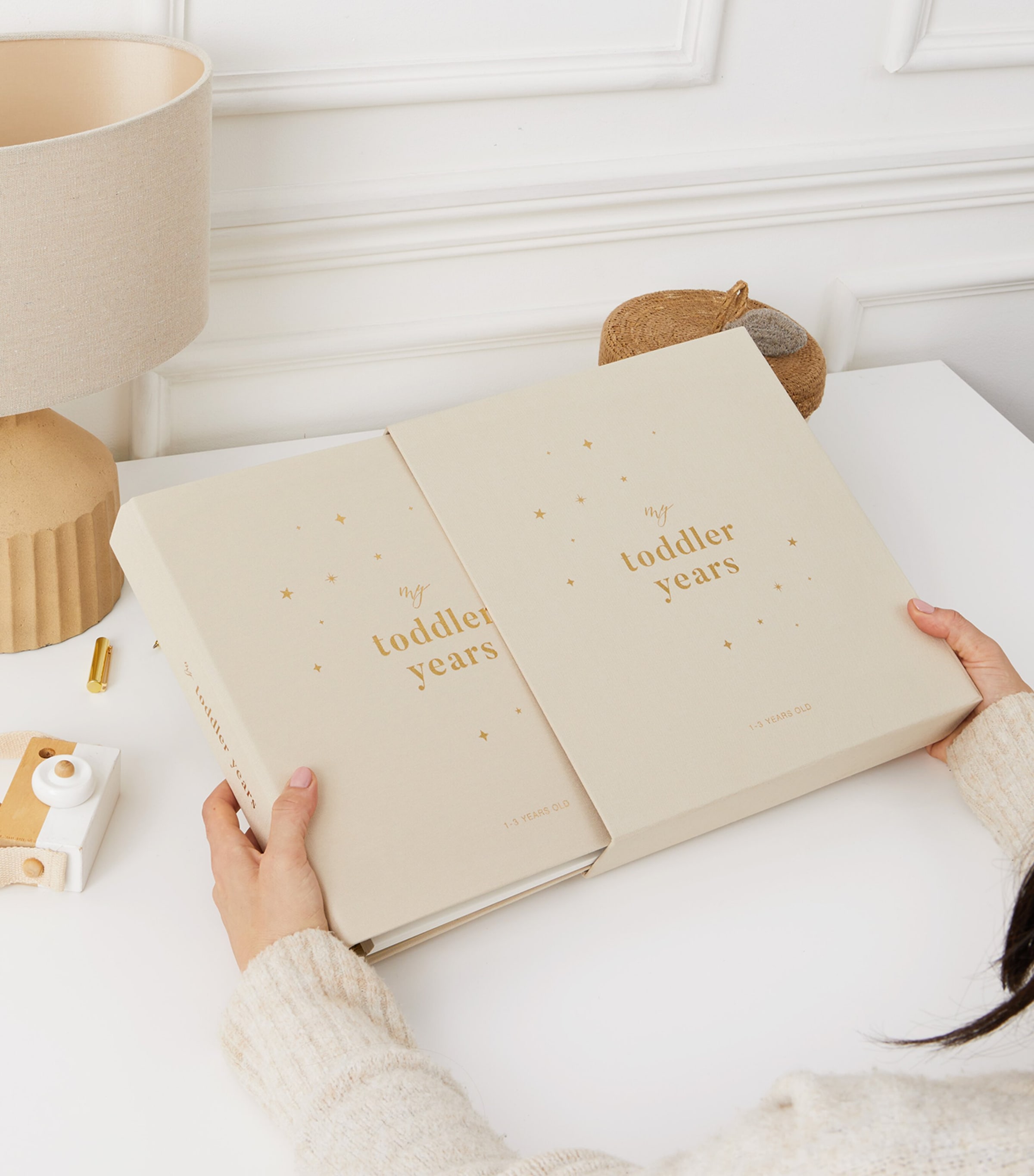 My Toddler Years Photo Album IVORY/BEIGE, GOLD Image 4