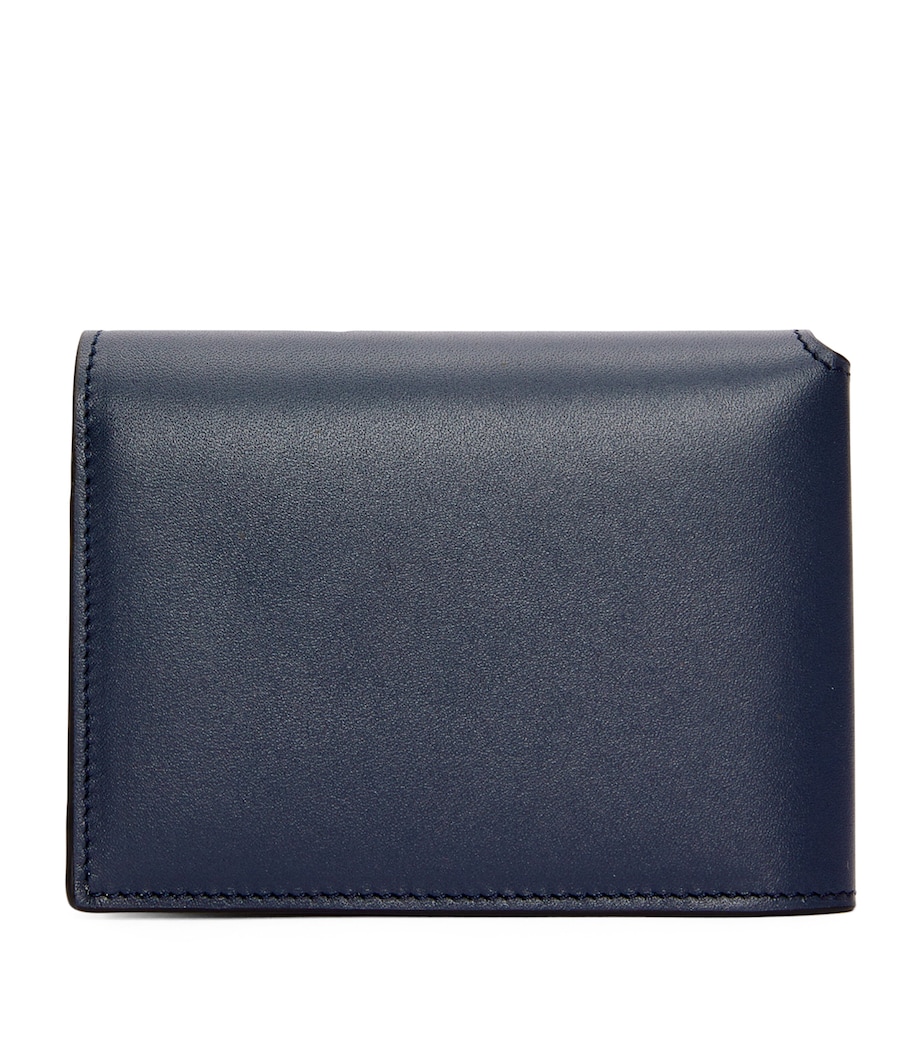 LOEWE Calfskin Folded Wallet Deep Navy/black Image 2