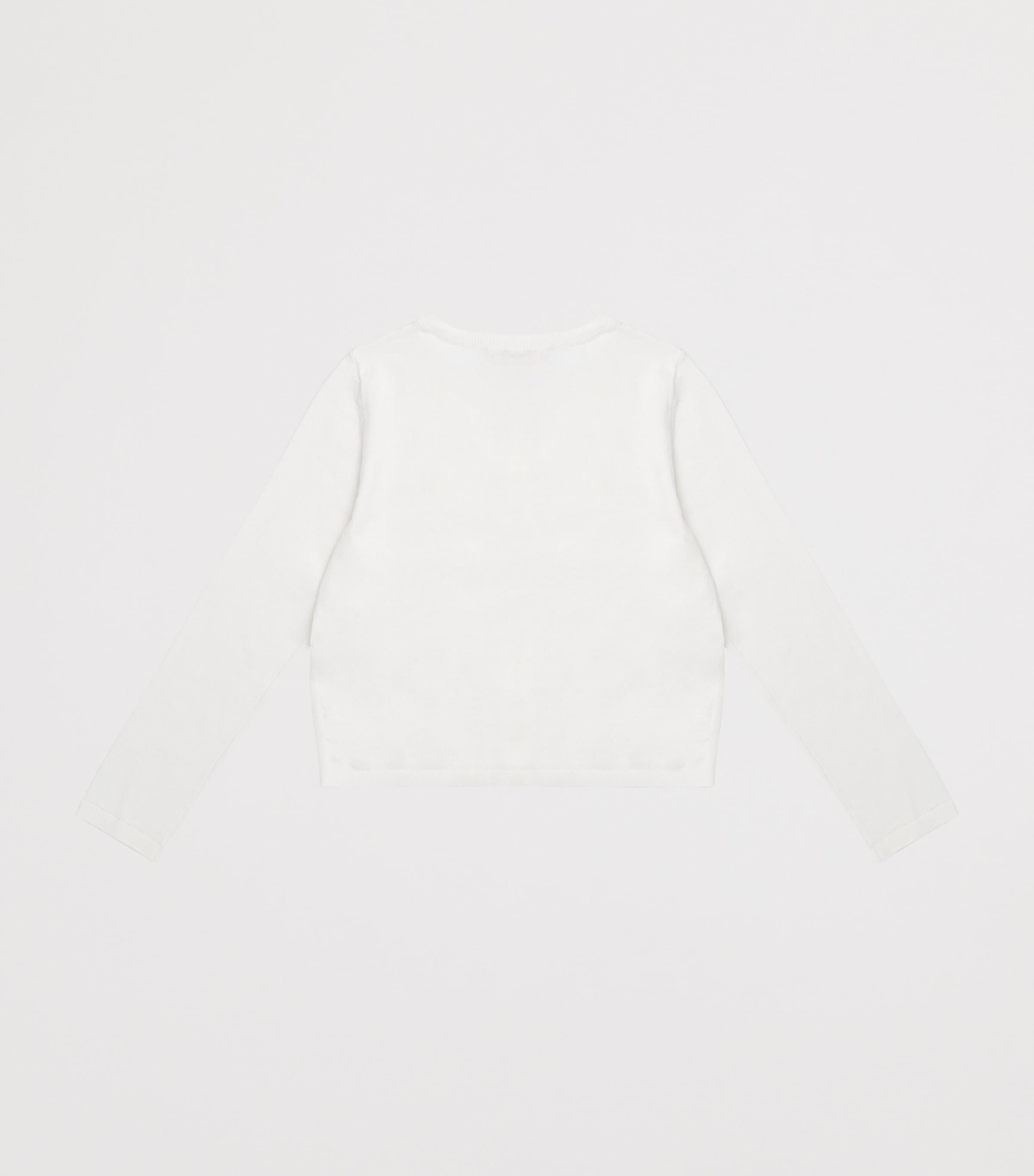 Bonpoint Wool Embroidered Cardigan (10-12 Years) Upb Blanc Lait Image 2