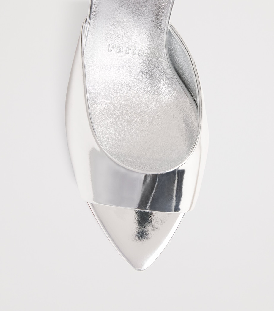 Christian Louboutin Womens Miss Z Mule Patent Leather Mules 80 Image 5