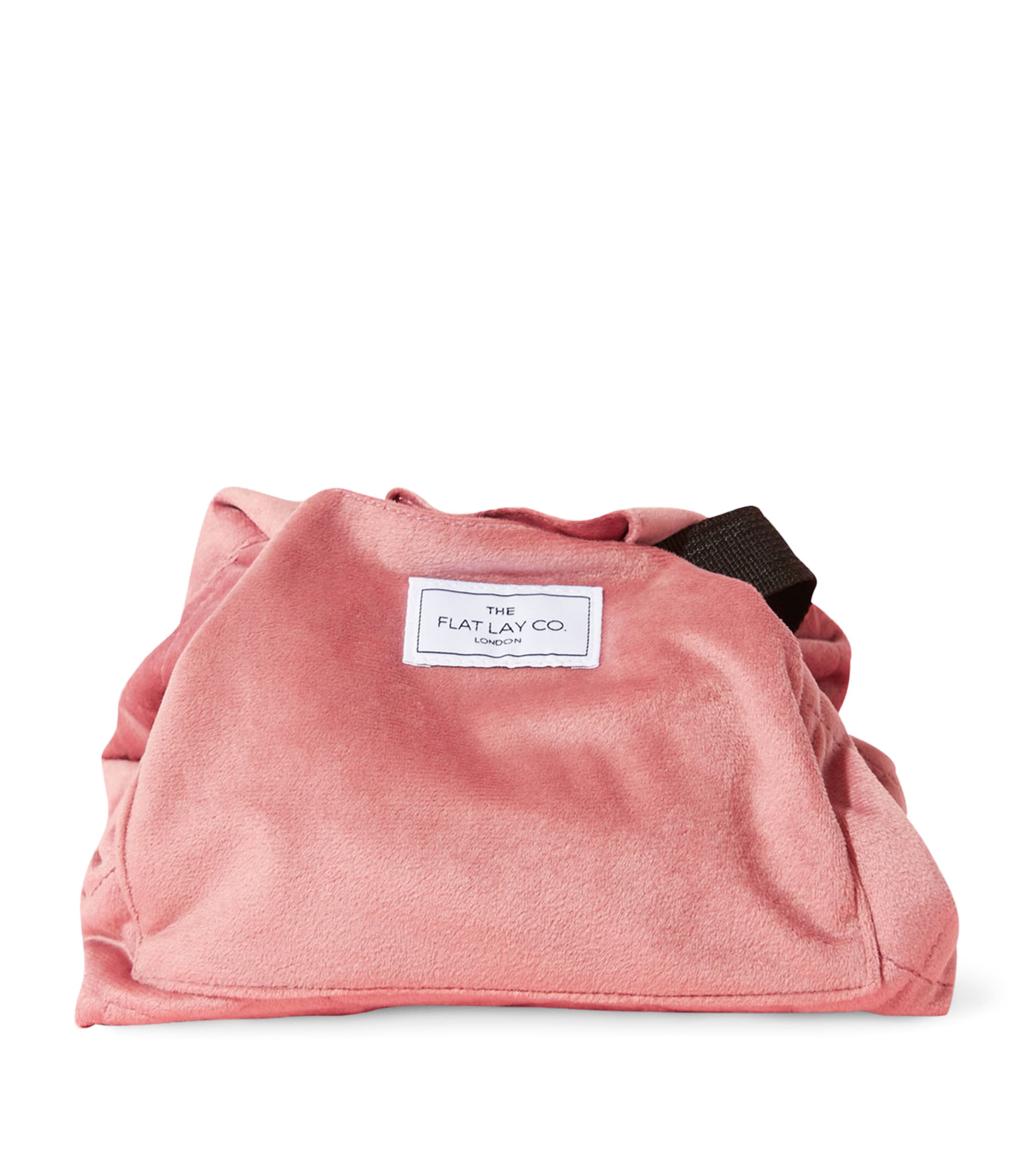 The Flat Lay Co. Velvet Drawstring Make-Up Bag | Luggage | Wash Bags