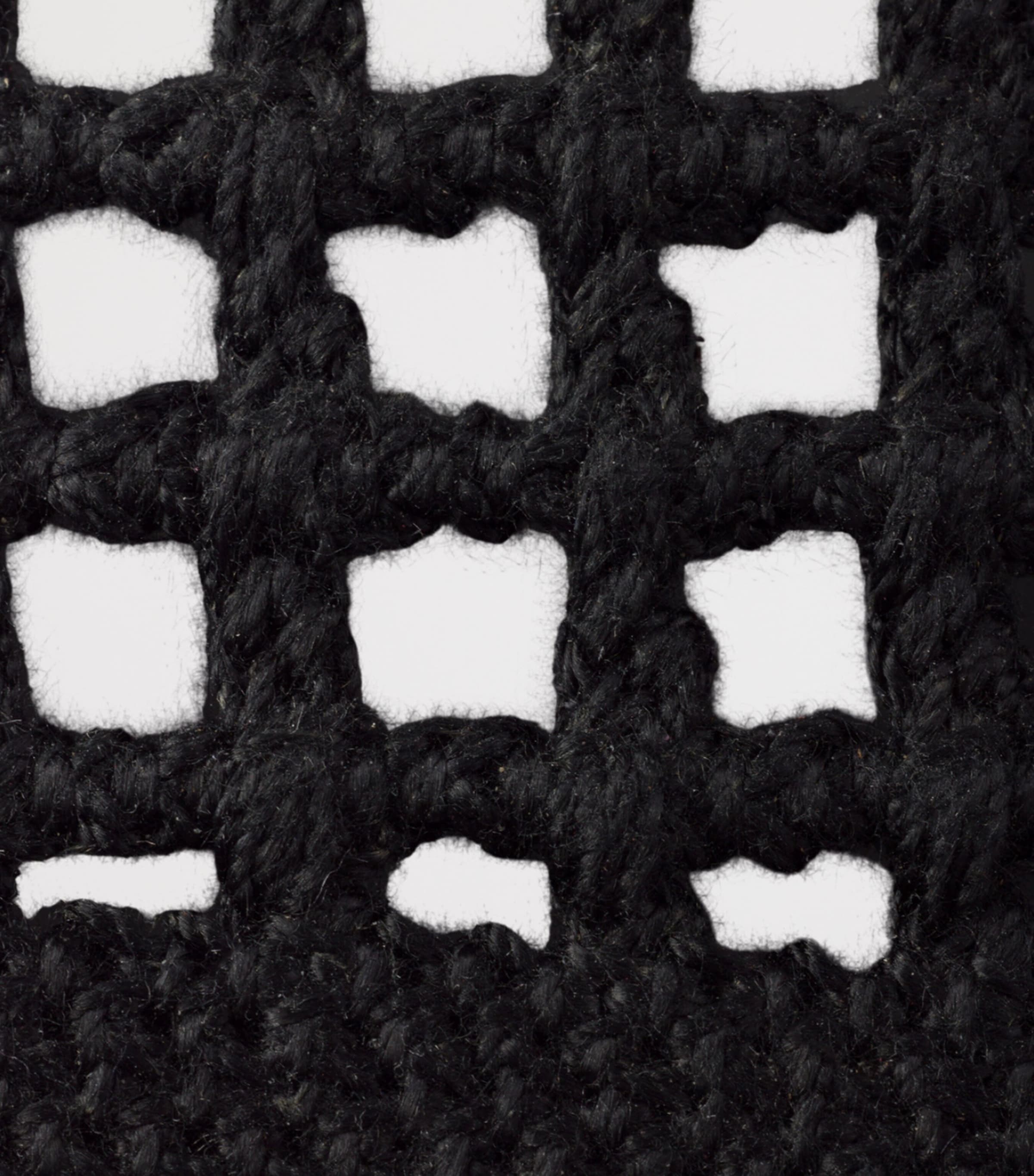 Prada Crochet Sandals Black Image 6