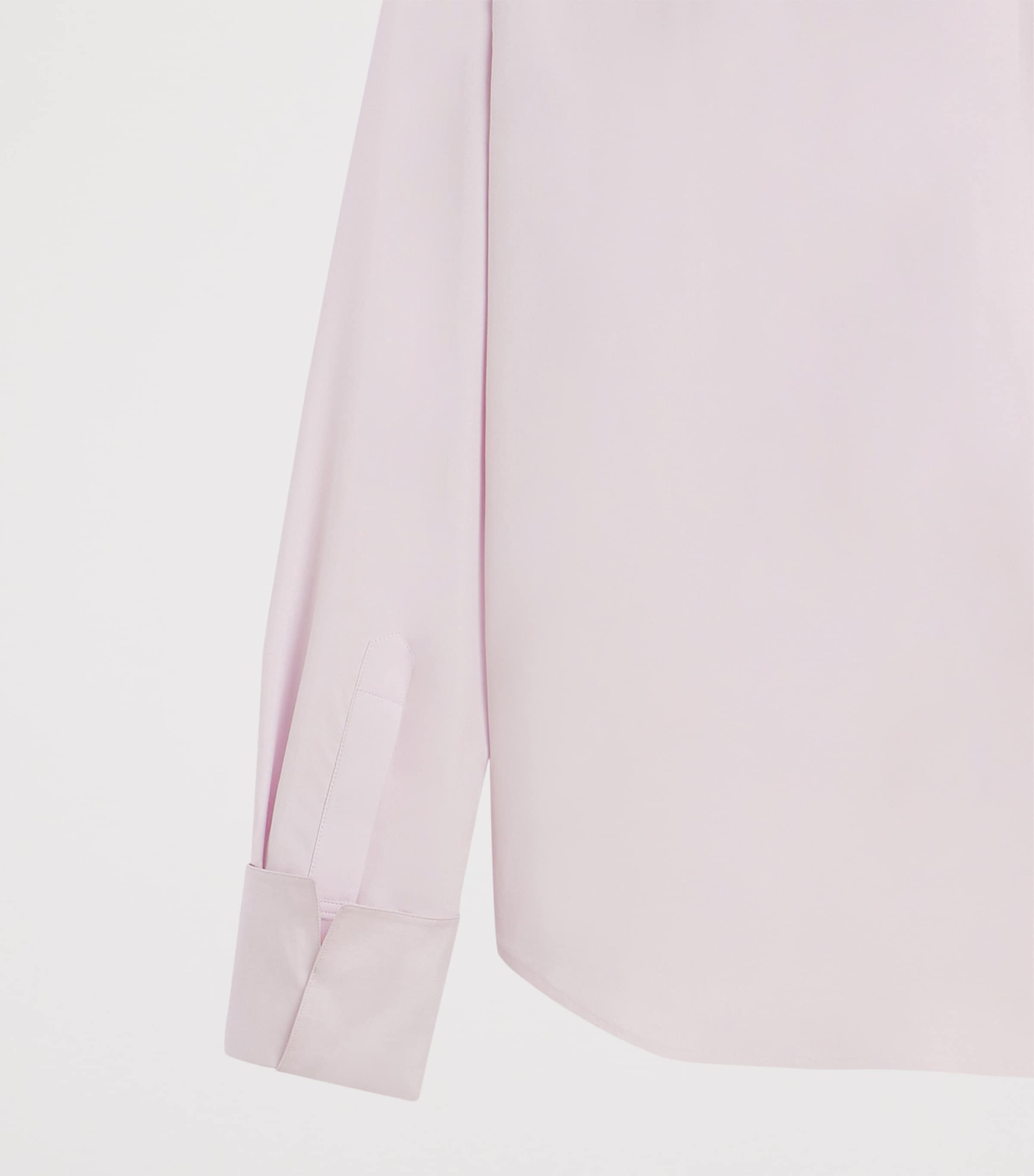 Givenchy Womens Silk Reverse-Collar Shirt Image 7