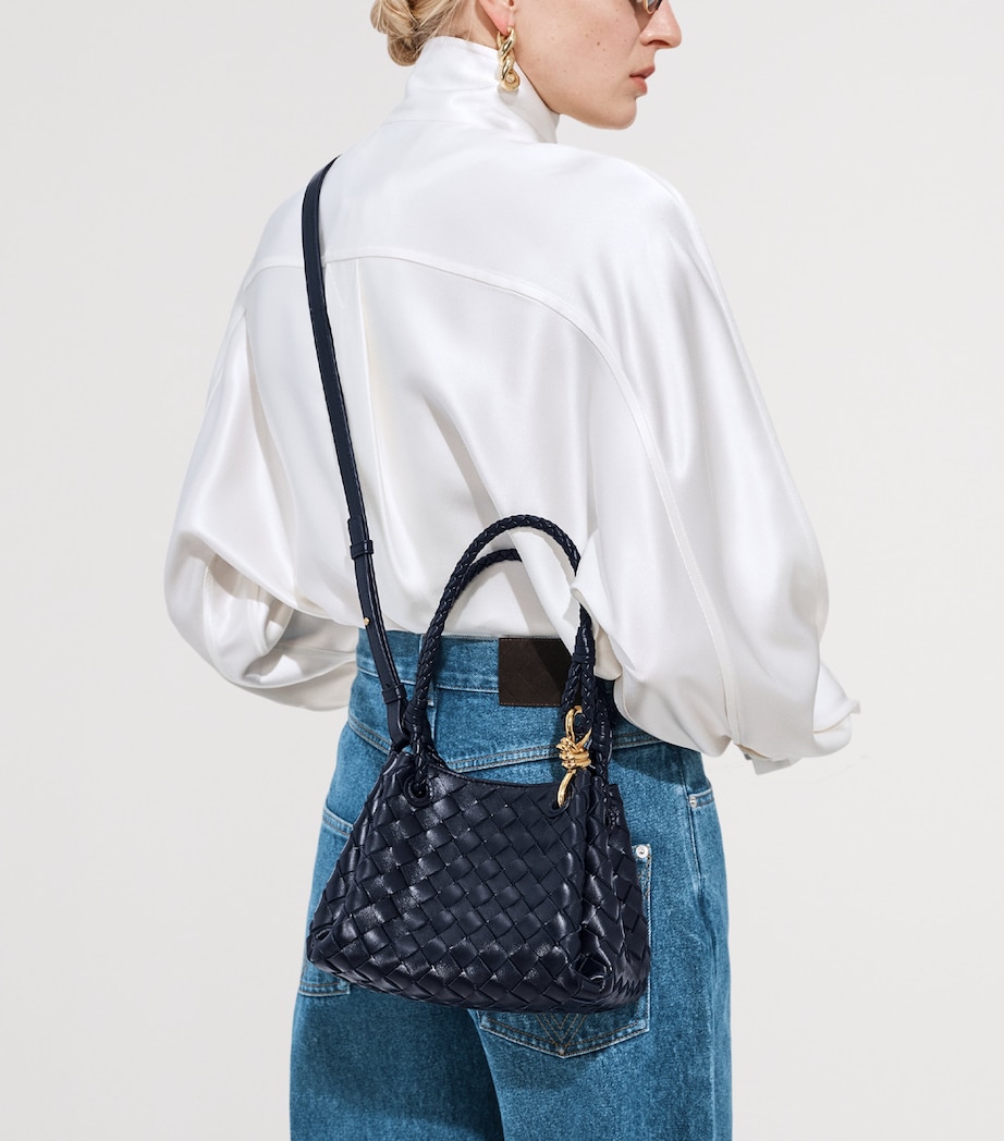 Bottega Veneta Small Leather Parachute Shoulder Bag Image 2