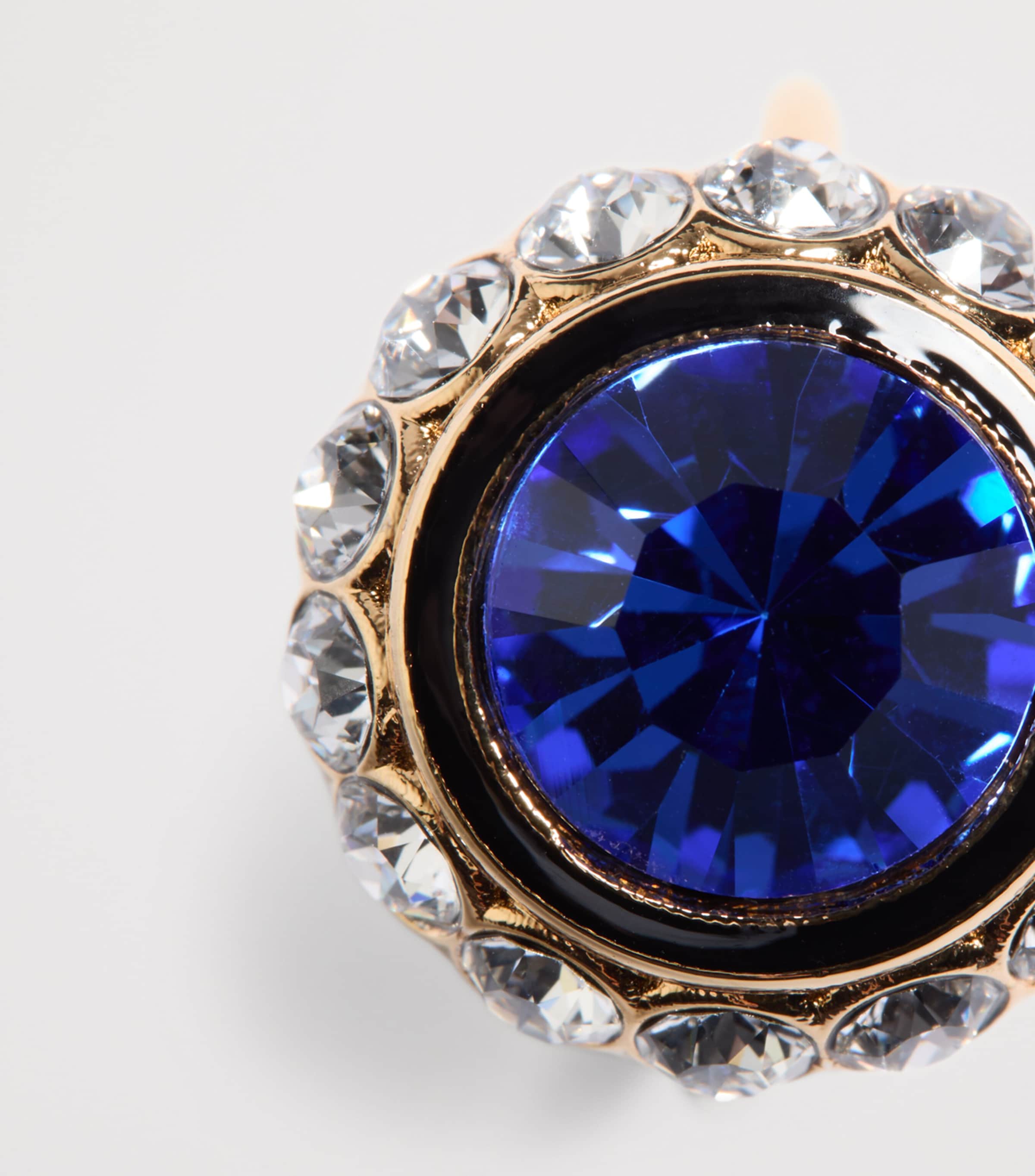 VALENTINO＞＞VLogoクリスタル装飾リング Valentino Garavani VLogo Signature Crystal Ring | Silver