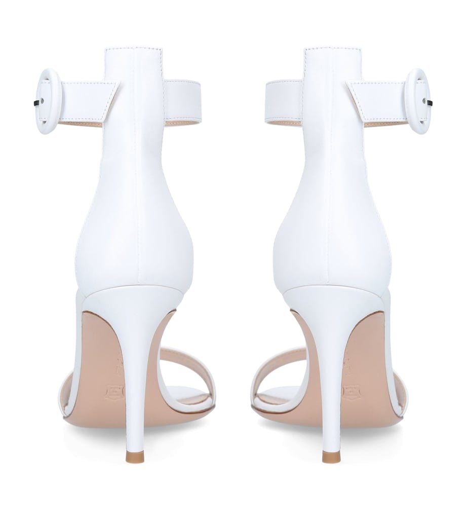 Leather Portofino Sandals 85 WHITE Image 2
