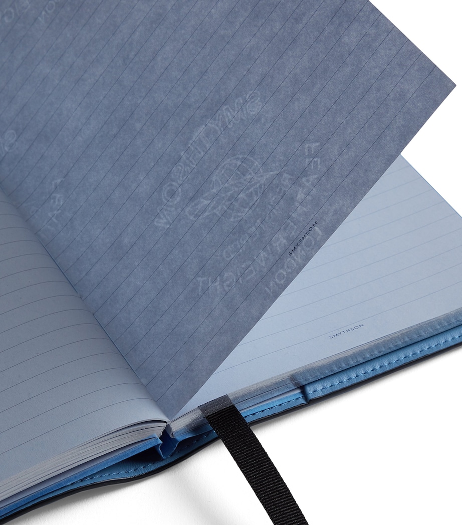 Leather Evergreen Refillable Notebook NILE BLUE Image 5