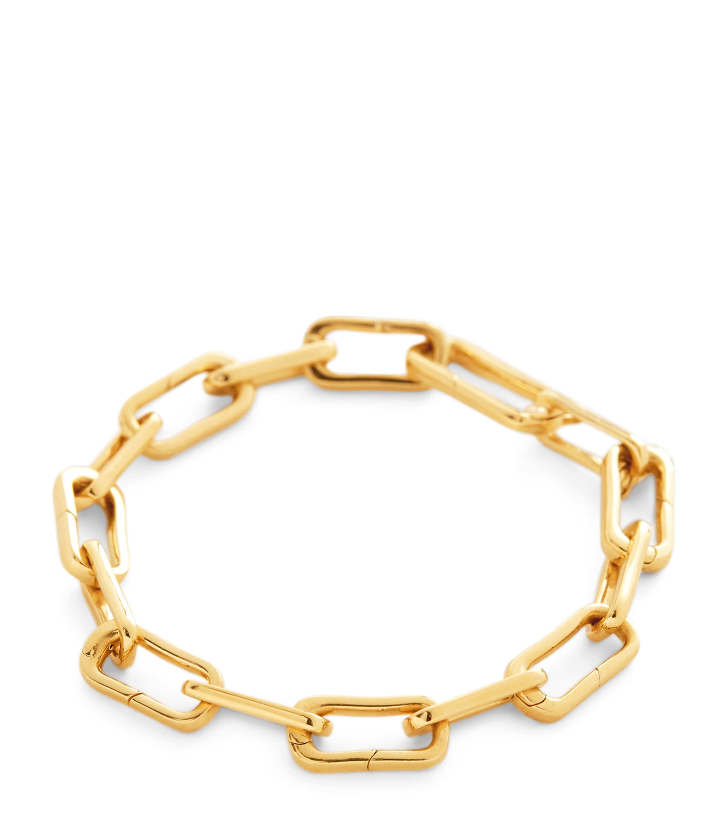 Monica Vinader Gold Vermeil Alta Charm Bracelet In Multi