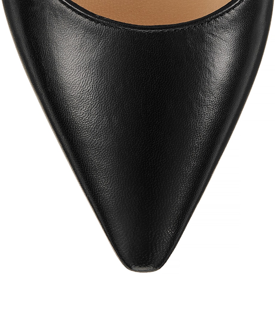Romy 85 Leather Pumps BLACK Image 6