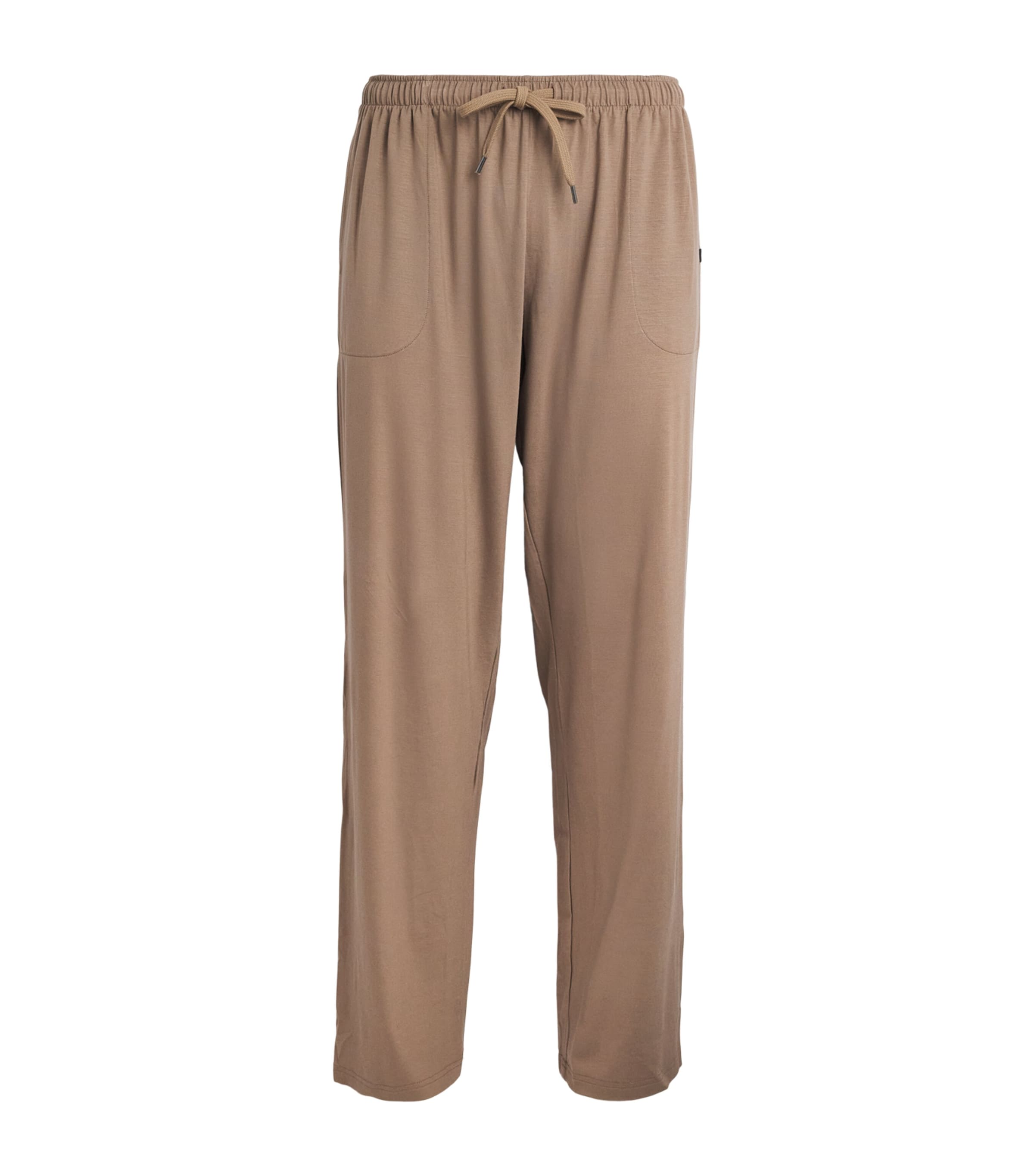 Derek Rose Mens Basel Lounge Trousers Bro Image 1