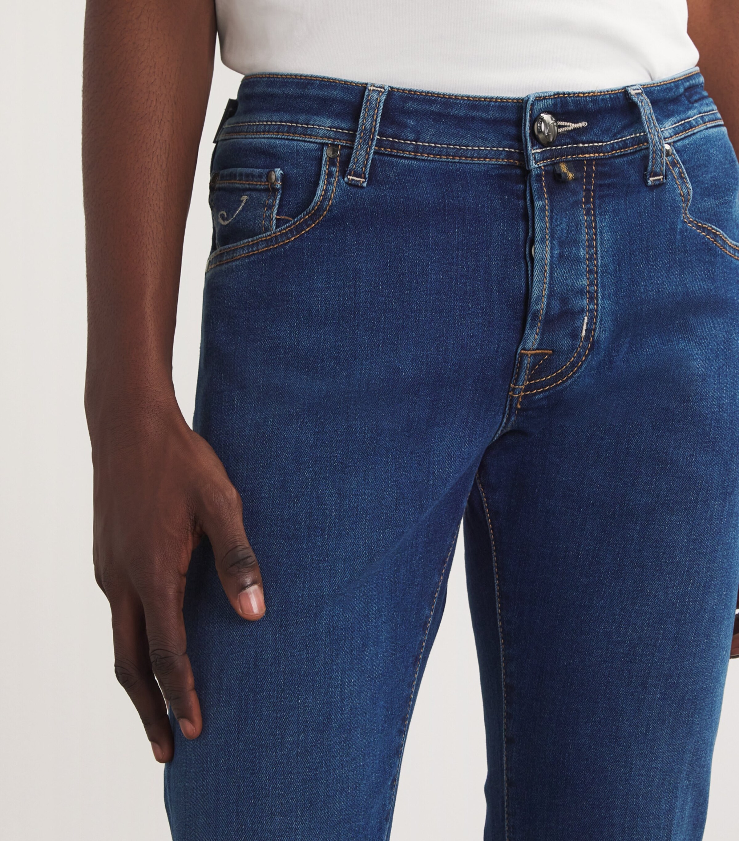 JACOB COHËN Mens Nick Slim Jeans Image 2