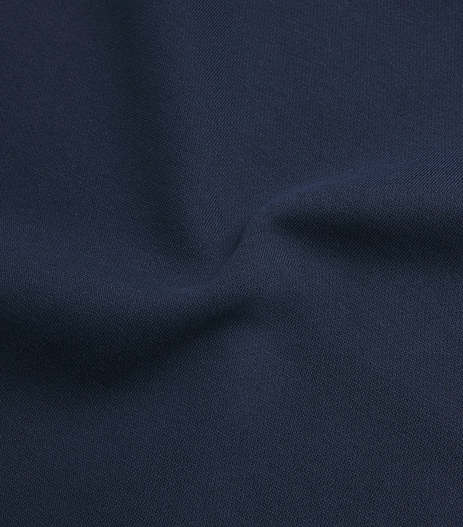 Fleece Lounge Relaxed Hoodie NAVY Image 5