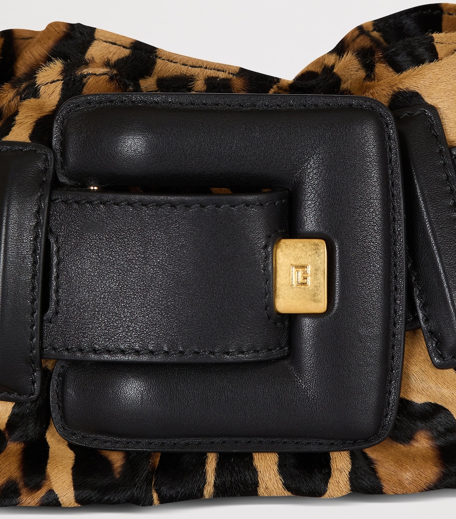 Mini Leopard Anthem Shoulder Bag WKS MULTI/ NOIR Image 8