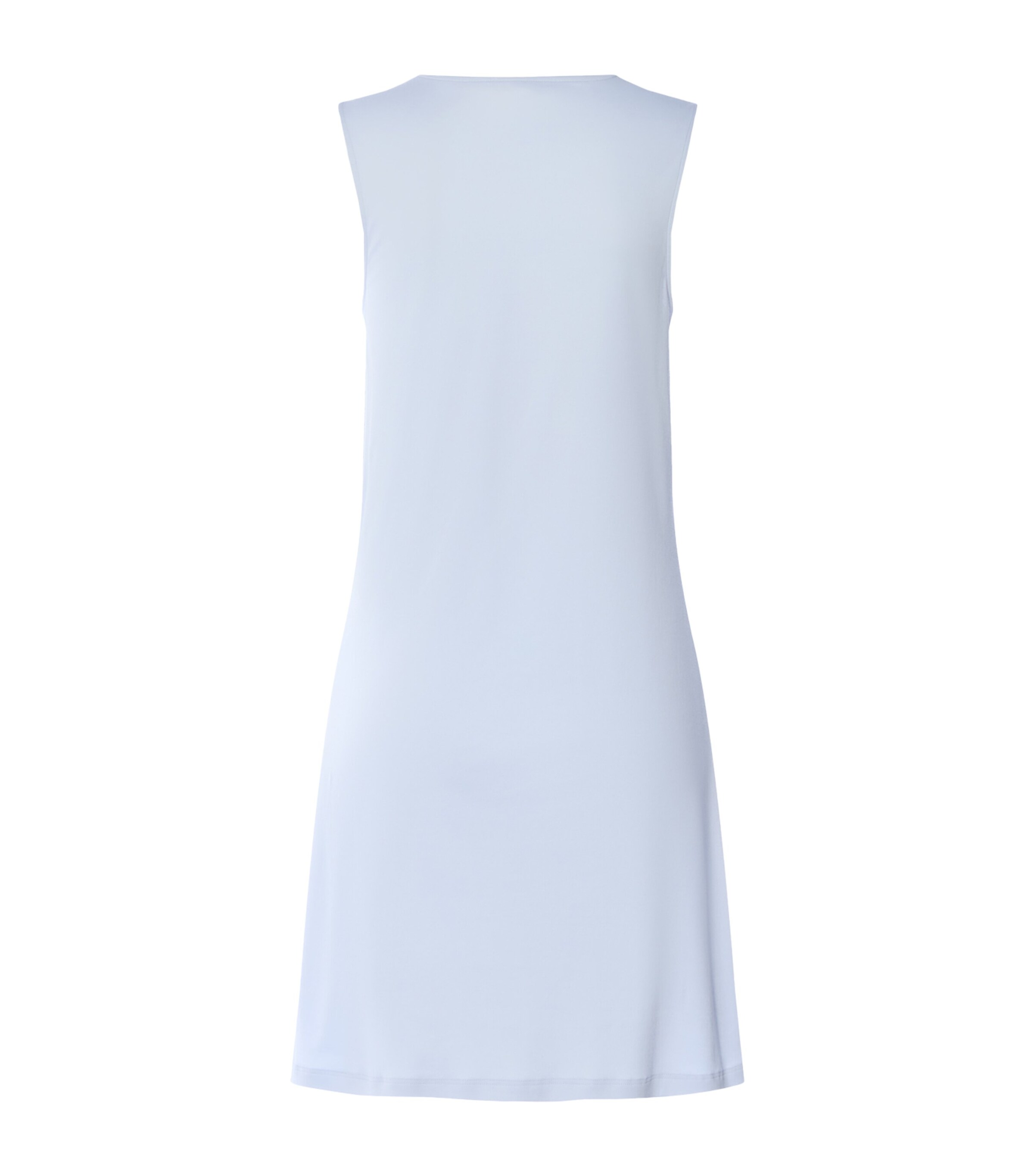 Hanro Womens Cotton Lace-Trim Moments Nightdress Blue Dove Image 5