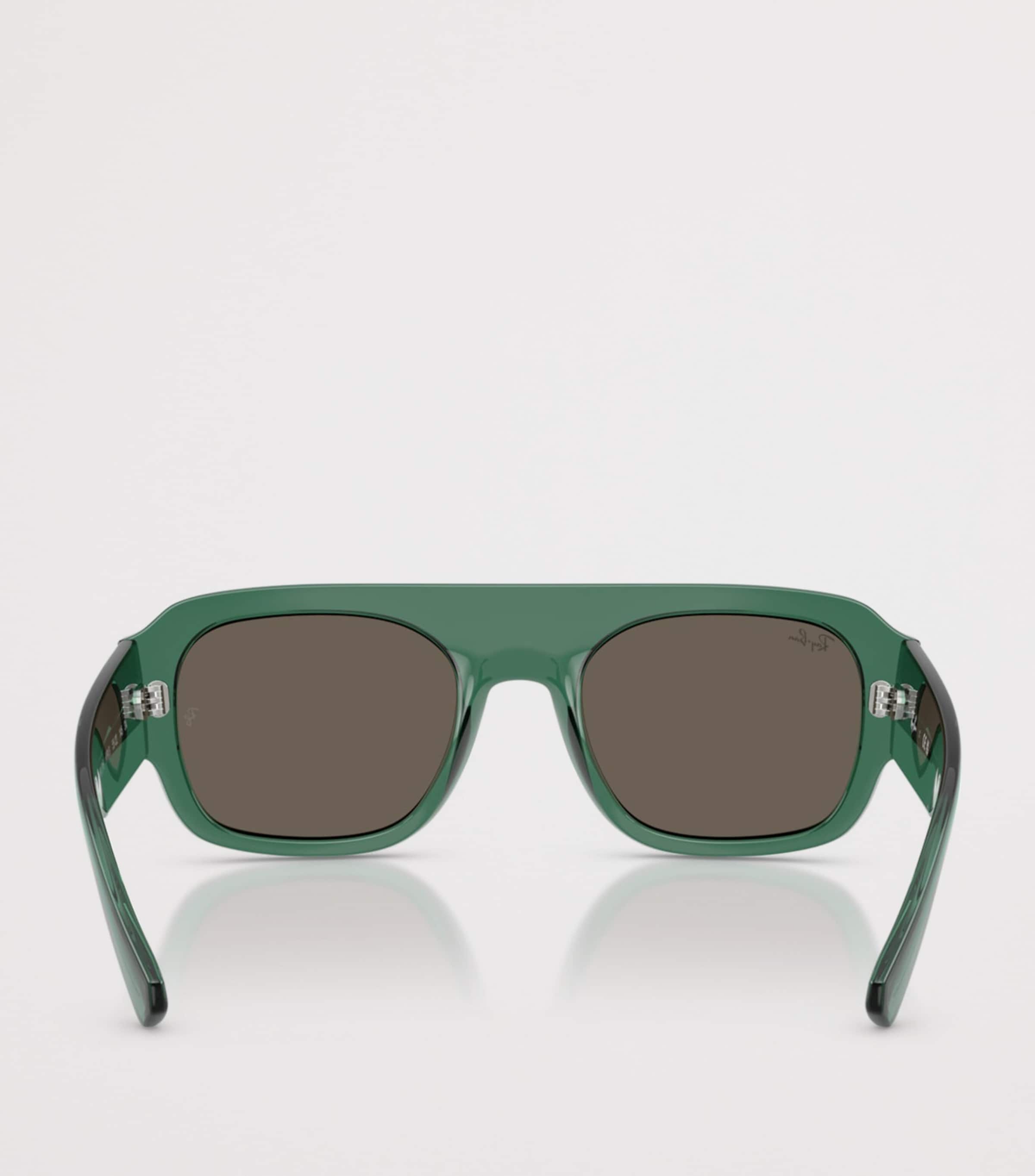 Ray-Ban RB2218 Irregular Sunglasses Green Image 3