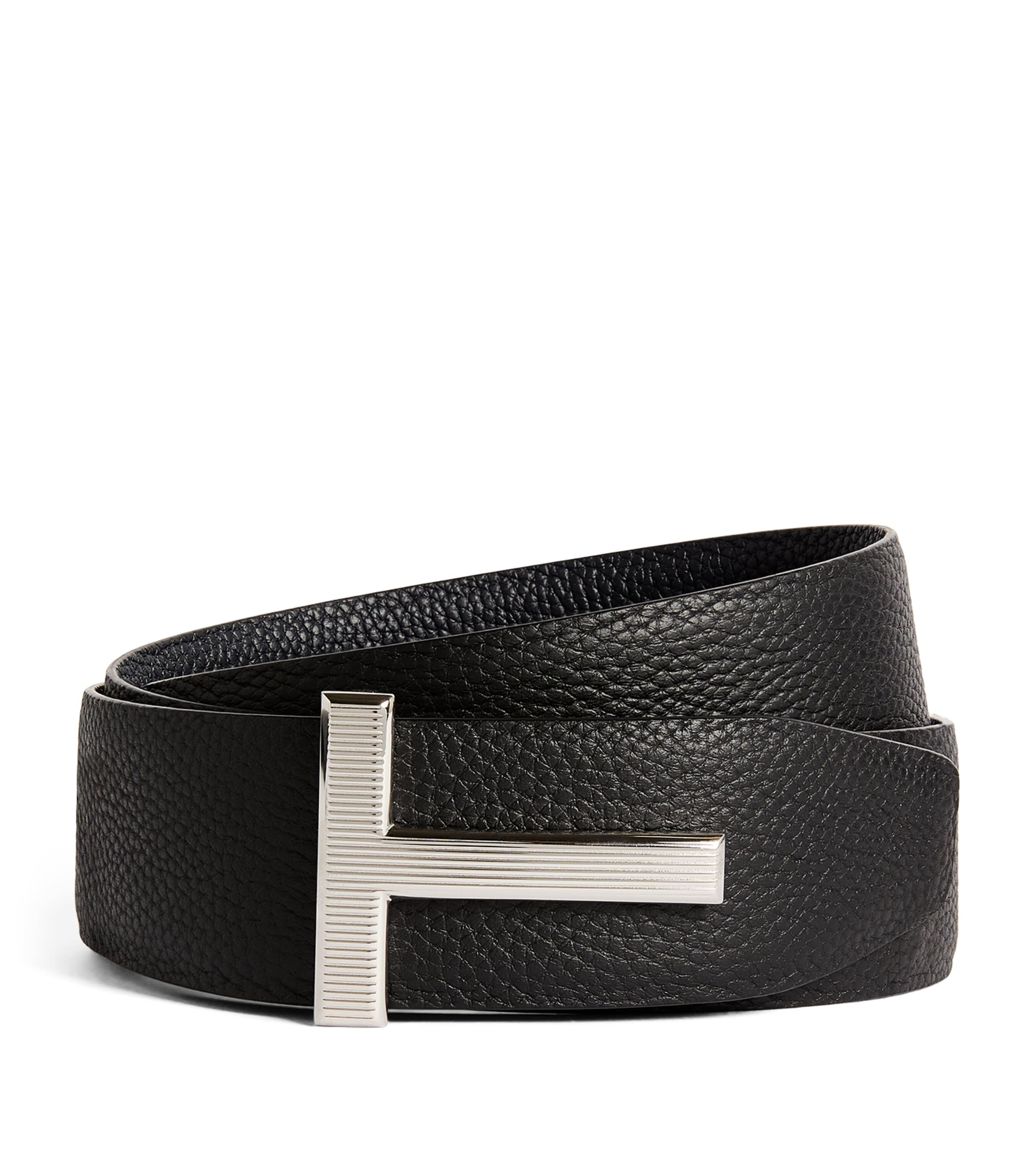 Leather Reversible T Ridge Belt 3LN01 Image 3