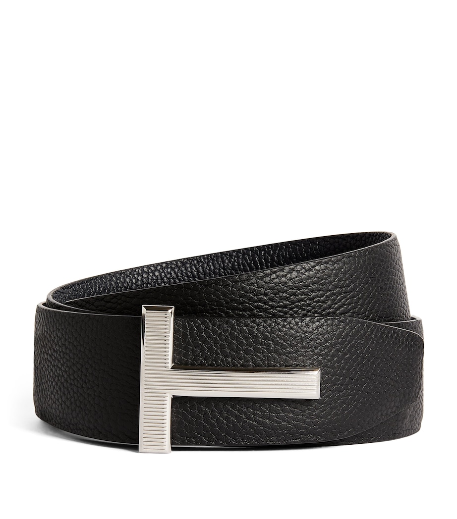 Leather Reversible T Ridge Belt 3LN01 Image 3