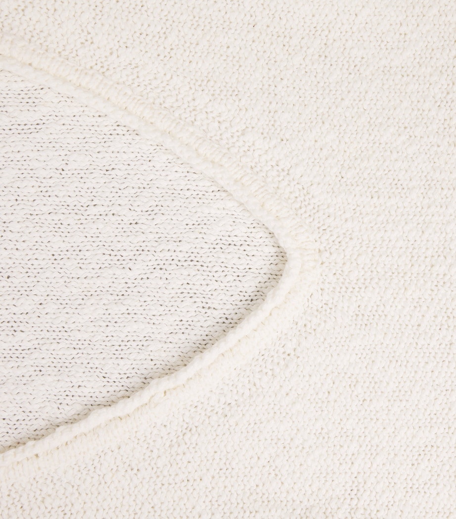 Cotton-Linen Bouclé Tank Top SOFT WHITE Image 5