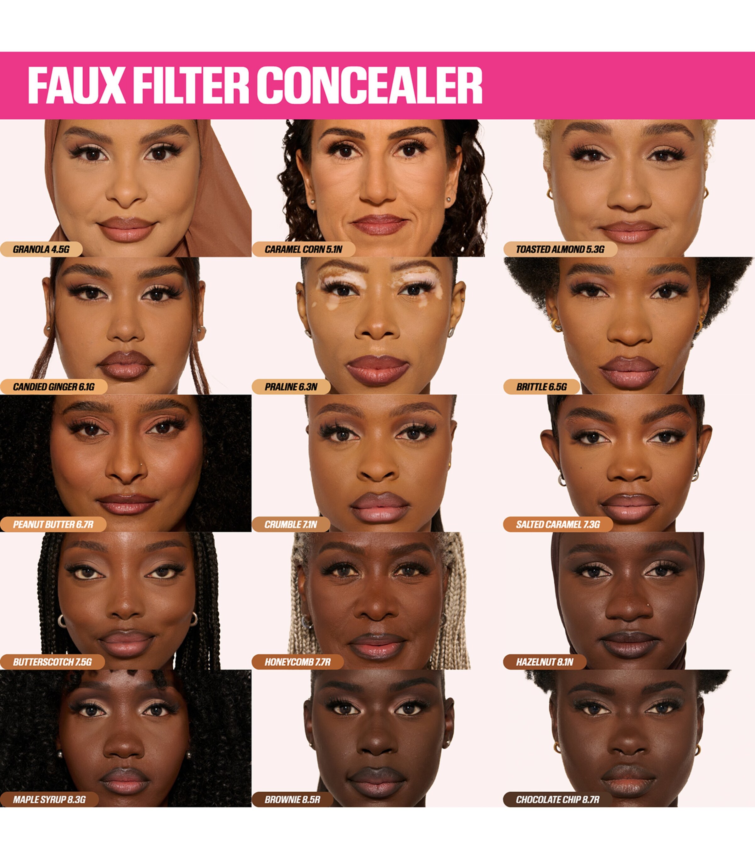 Huda Beauty #FauxFilter Luminous Matte Liquid Concealer Chocolate Chip Image 4