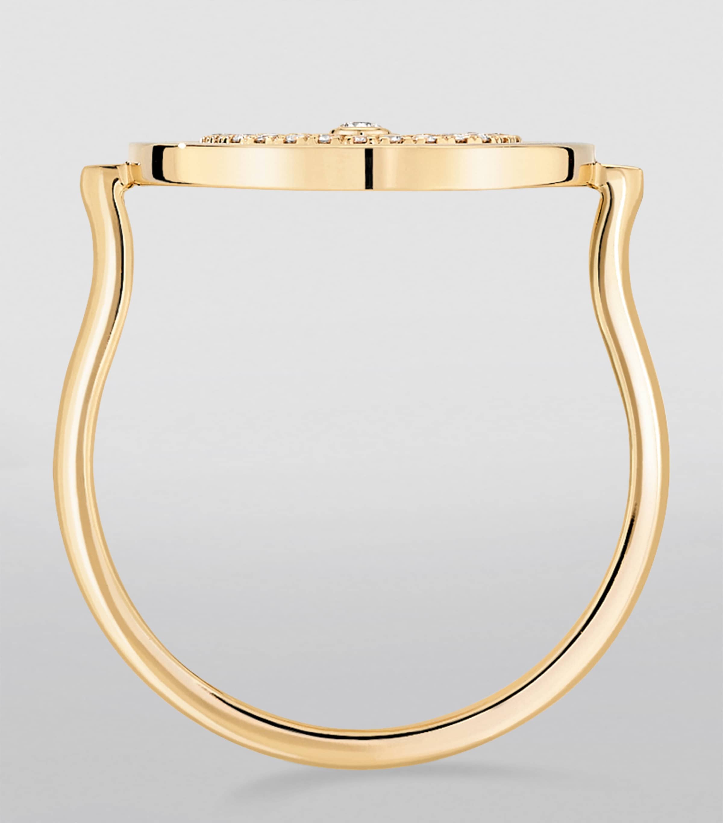 Yellow Gold and Diamond Lucky Move Ring YELLOW GOLD Image 2