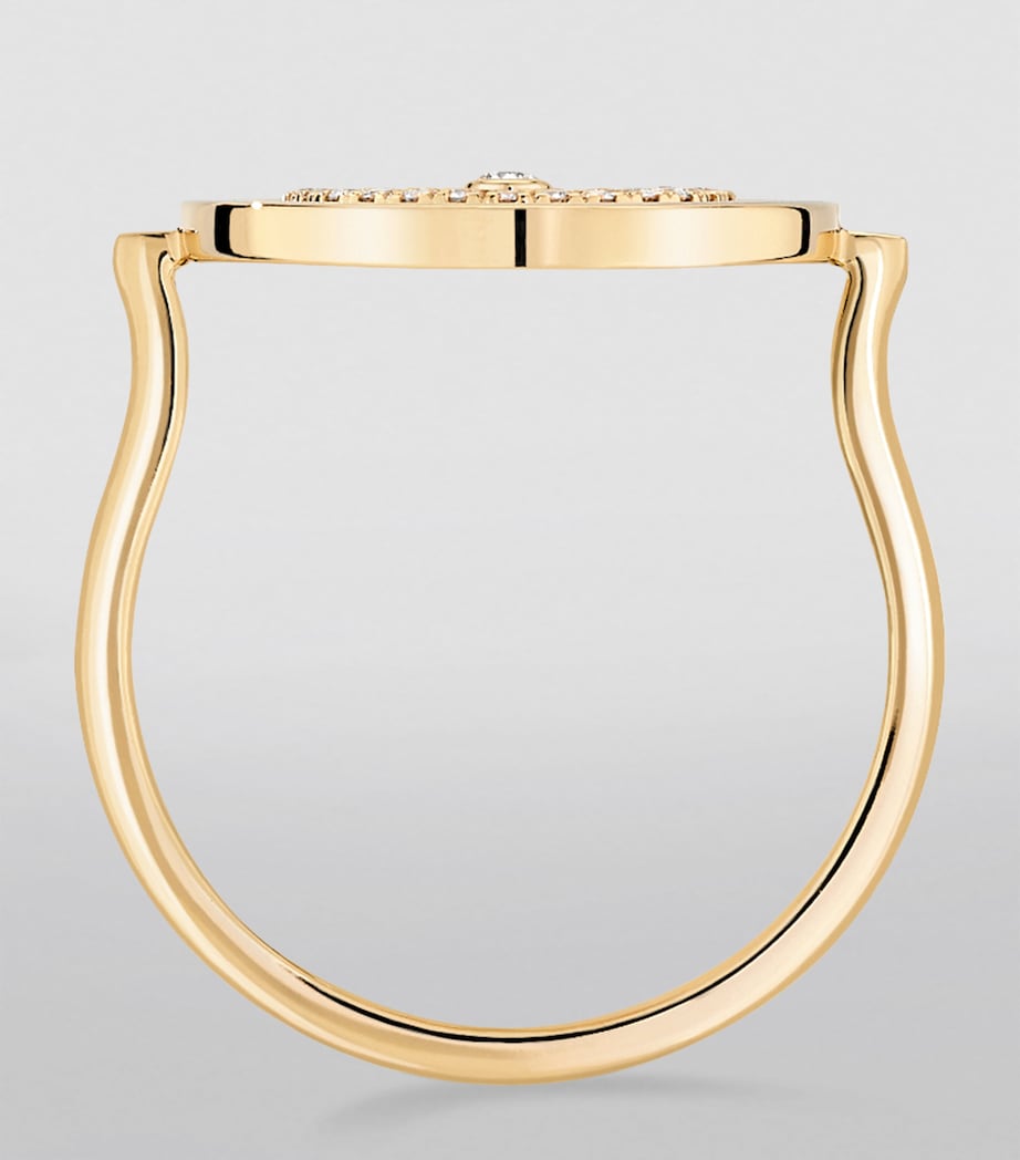 Yellow Gold and Diamond Lucky Move Ring YELLOW GOLD Image 2