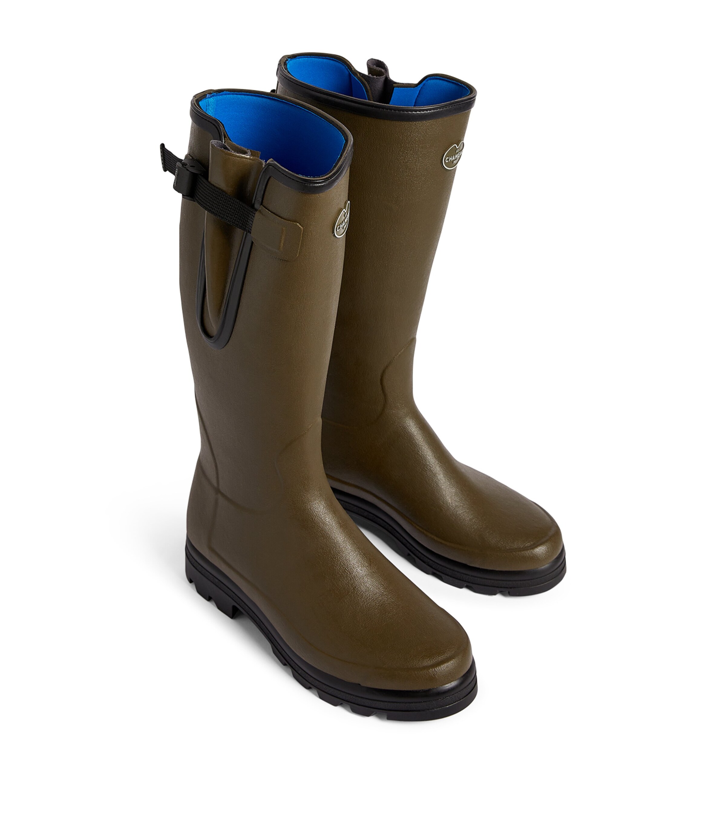 Neoprene-Lined Vierzonord Wellington Boots VERT CHAMEAU 7100 Image 11