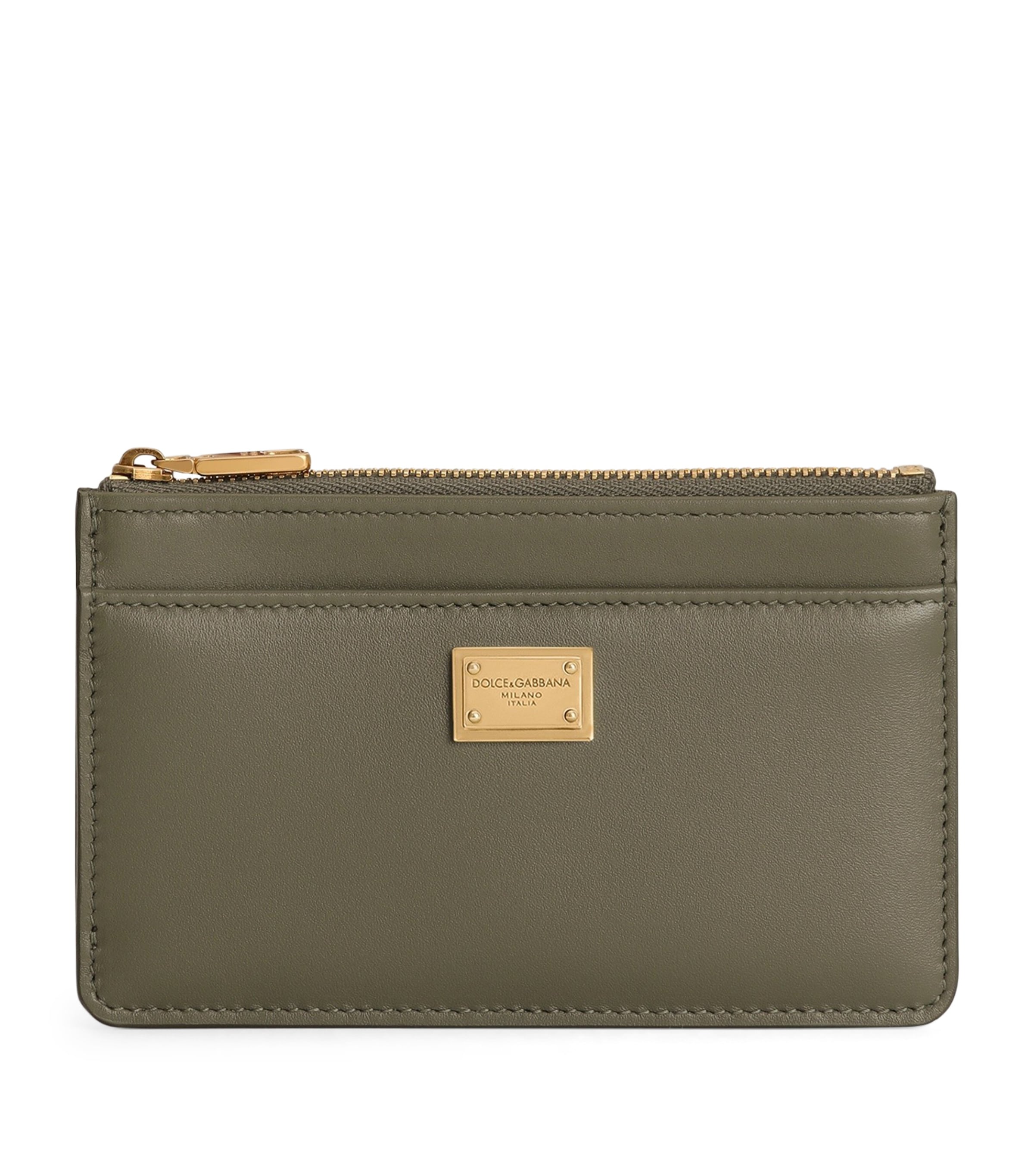 Plongé Calfskin Card Holder 80560-DARK GREE Image 1