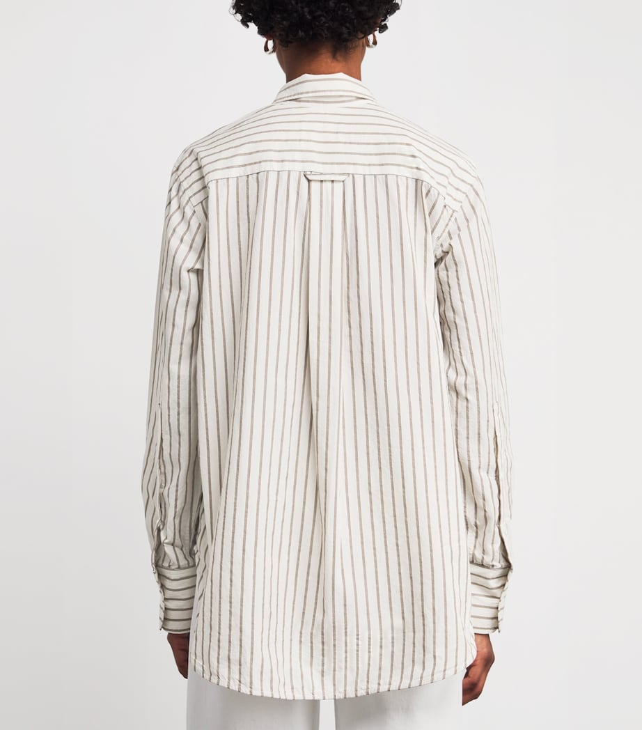 Cotton Stripe Shay Shirt ALBISTRIPE Image 4