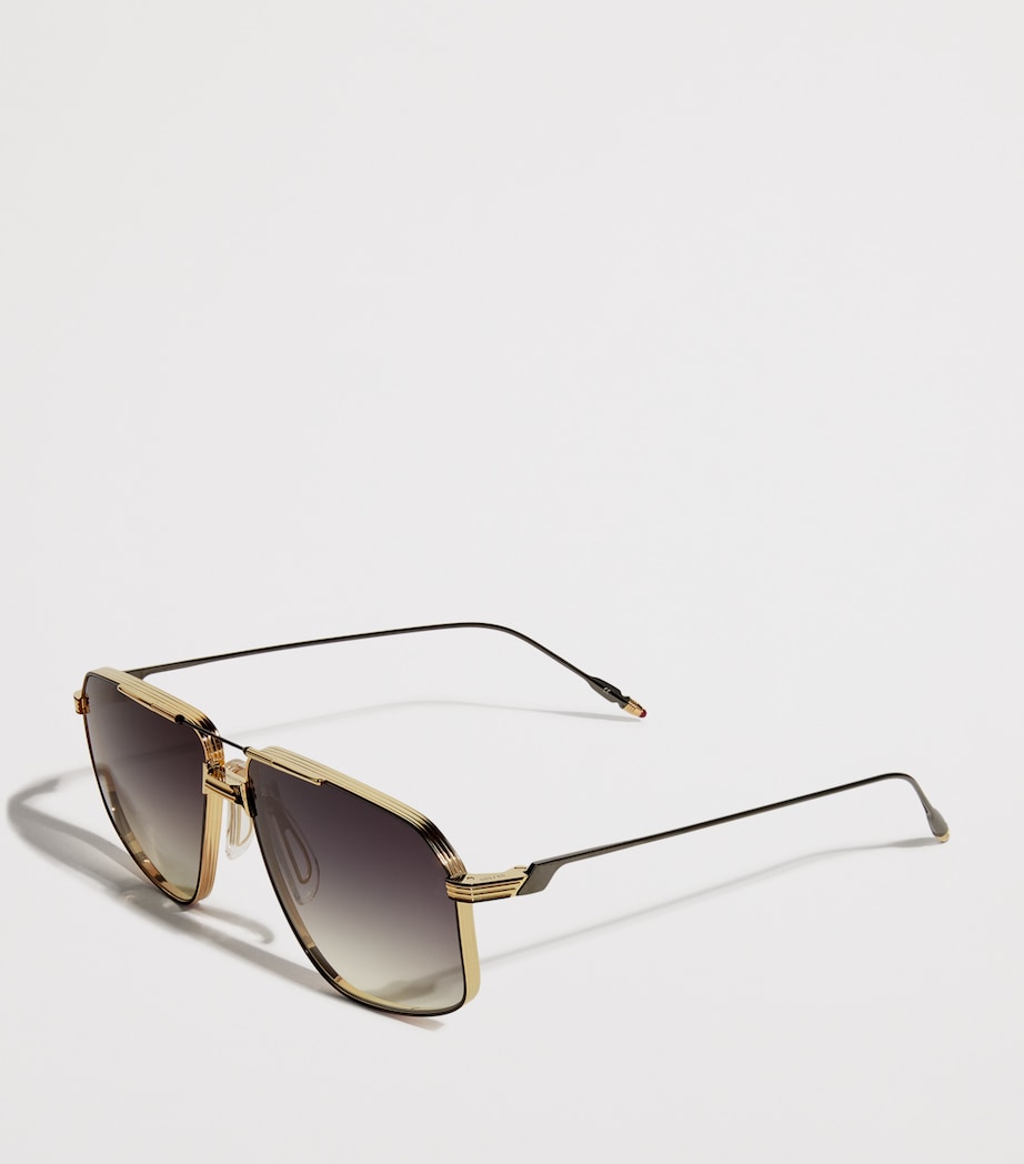 Titanium Jagger Aviator Sunglasses 17E-BNG Image 2