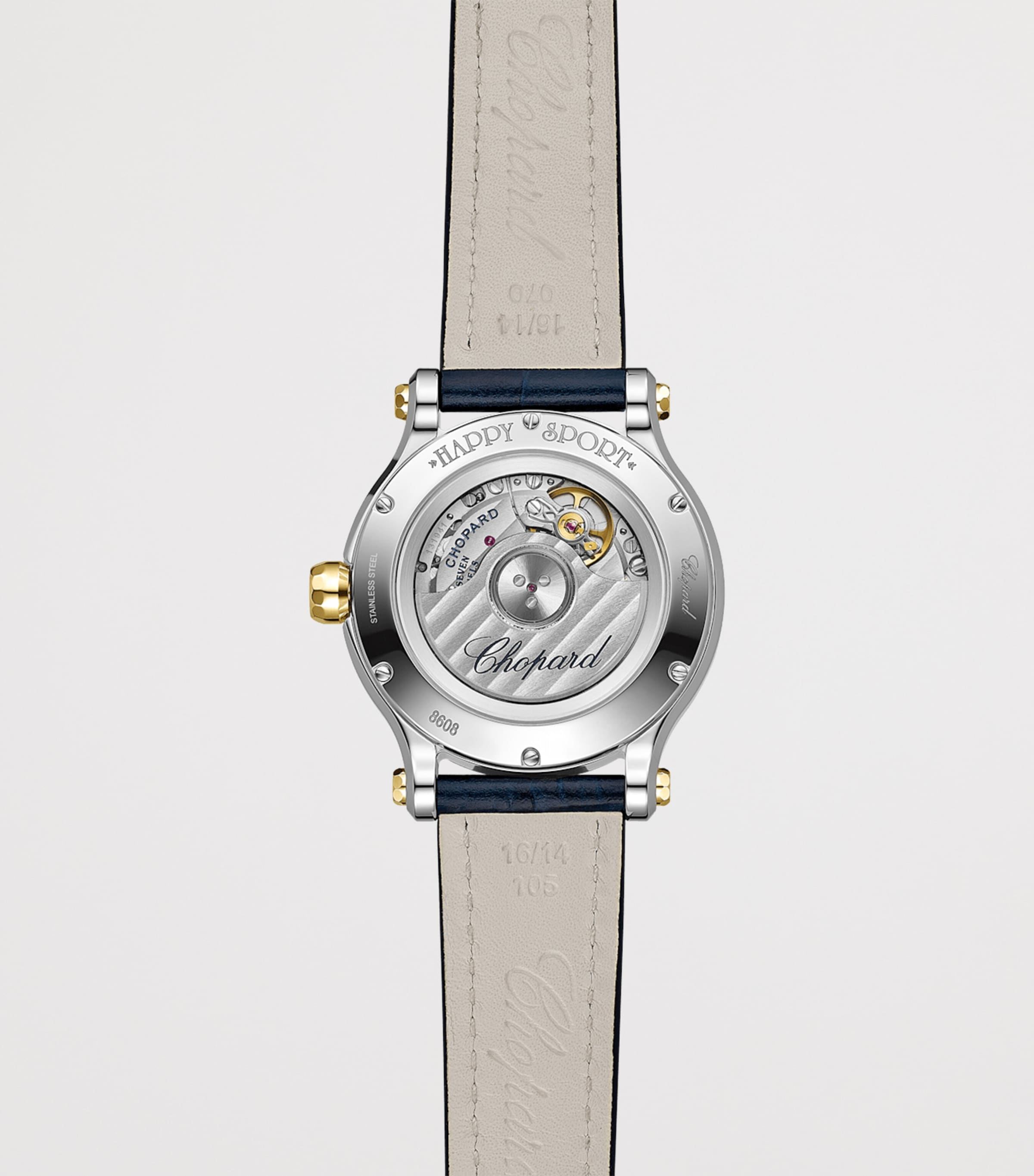 Yellow Gold, Stainless Steel and Diamond Happy Sport Watch 33mm YELLOW GOLD/STAINLES Image 2