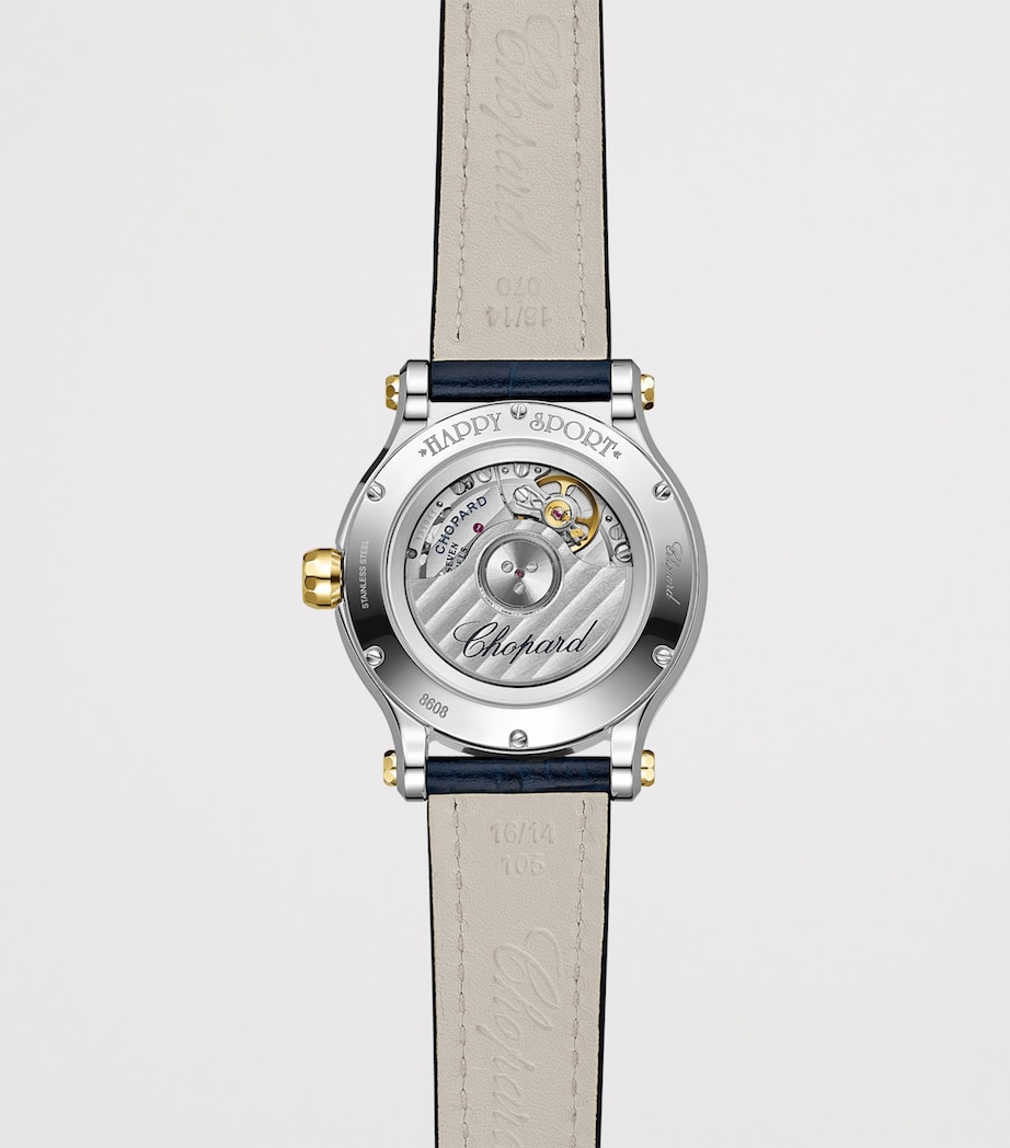 Yellow Gold, Stainless Steel and Diamond Happy Sport Watch 33mm YELLOW GOLD/STAINLES Image 2