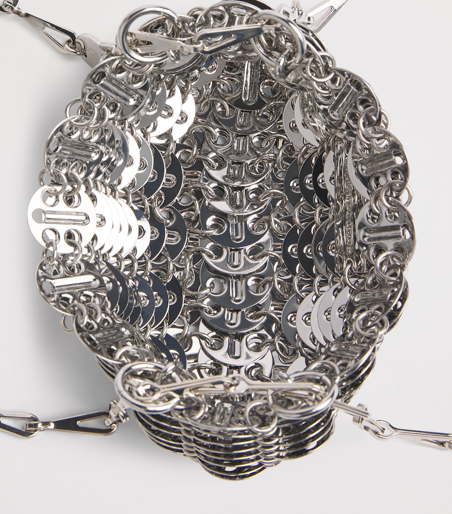Rabanne Chainmail Nano Bag Silver Image 5