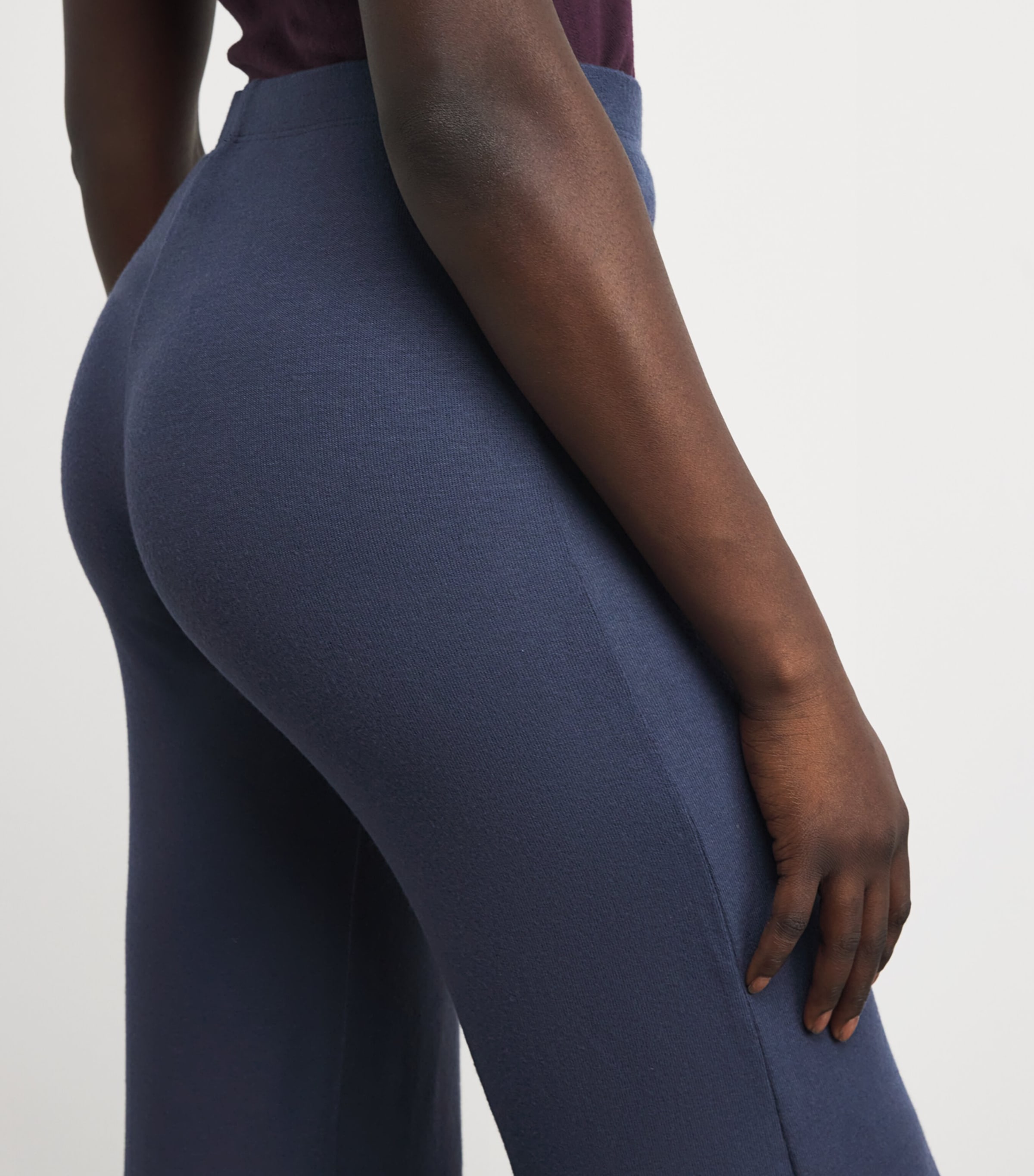 Lauren Wide-Leg Lounge Trousers MARINE Image 6