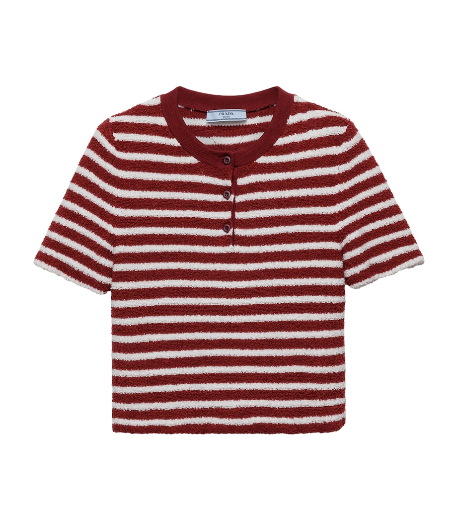 Bouclé Stripe Sweater F038I Image 1